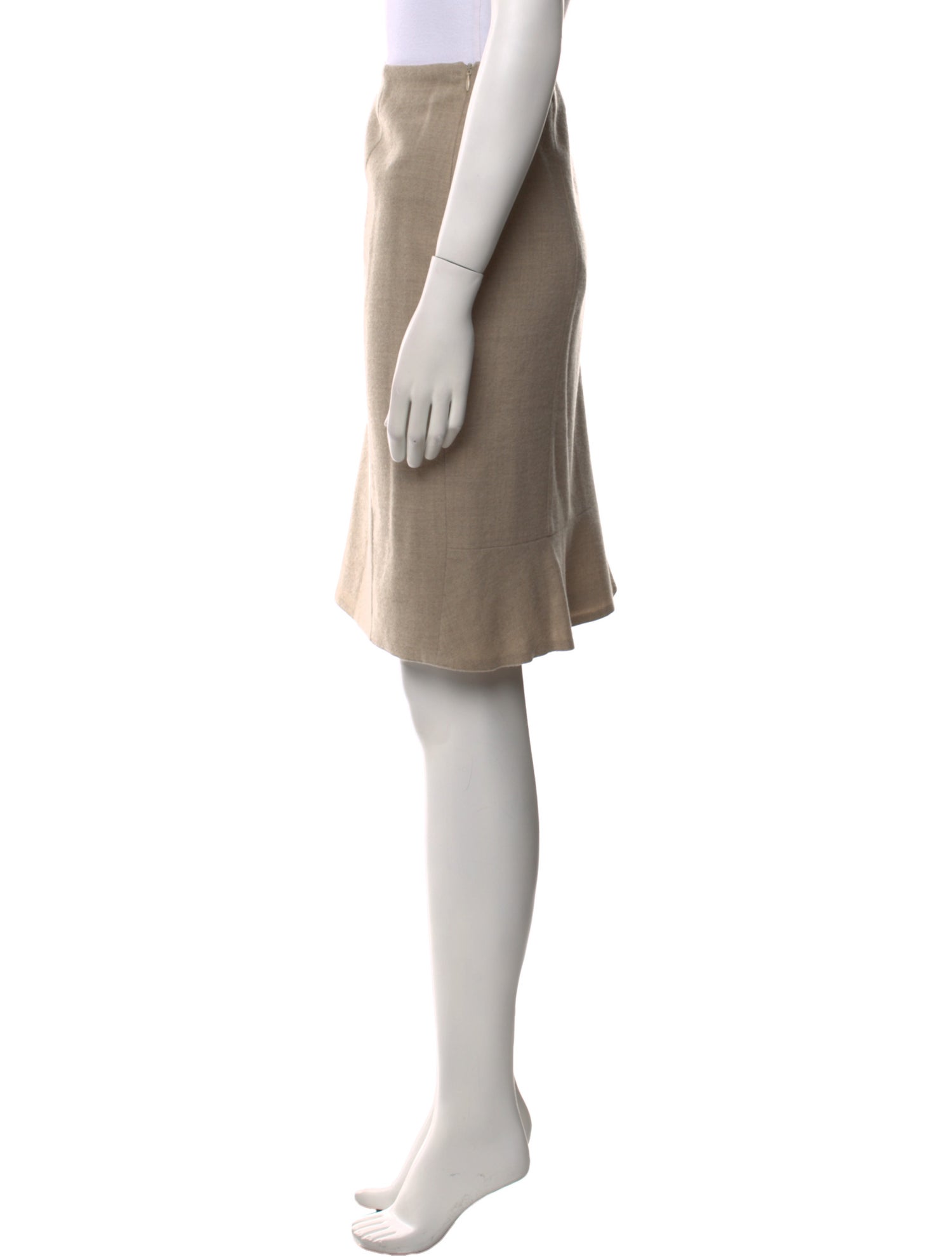 Akris Wool Knee-Length Skirt