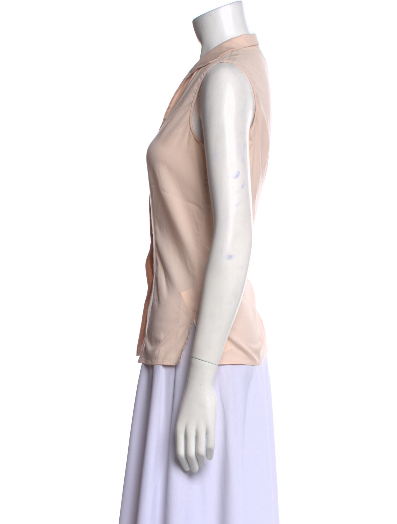 Akris V-Neck Sleeveless Polo