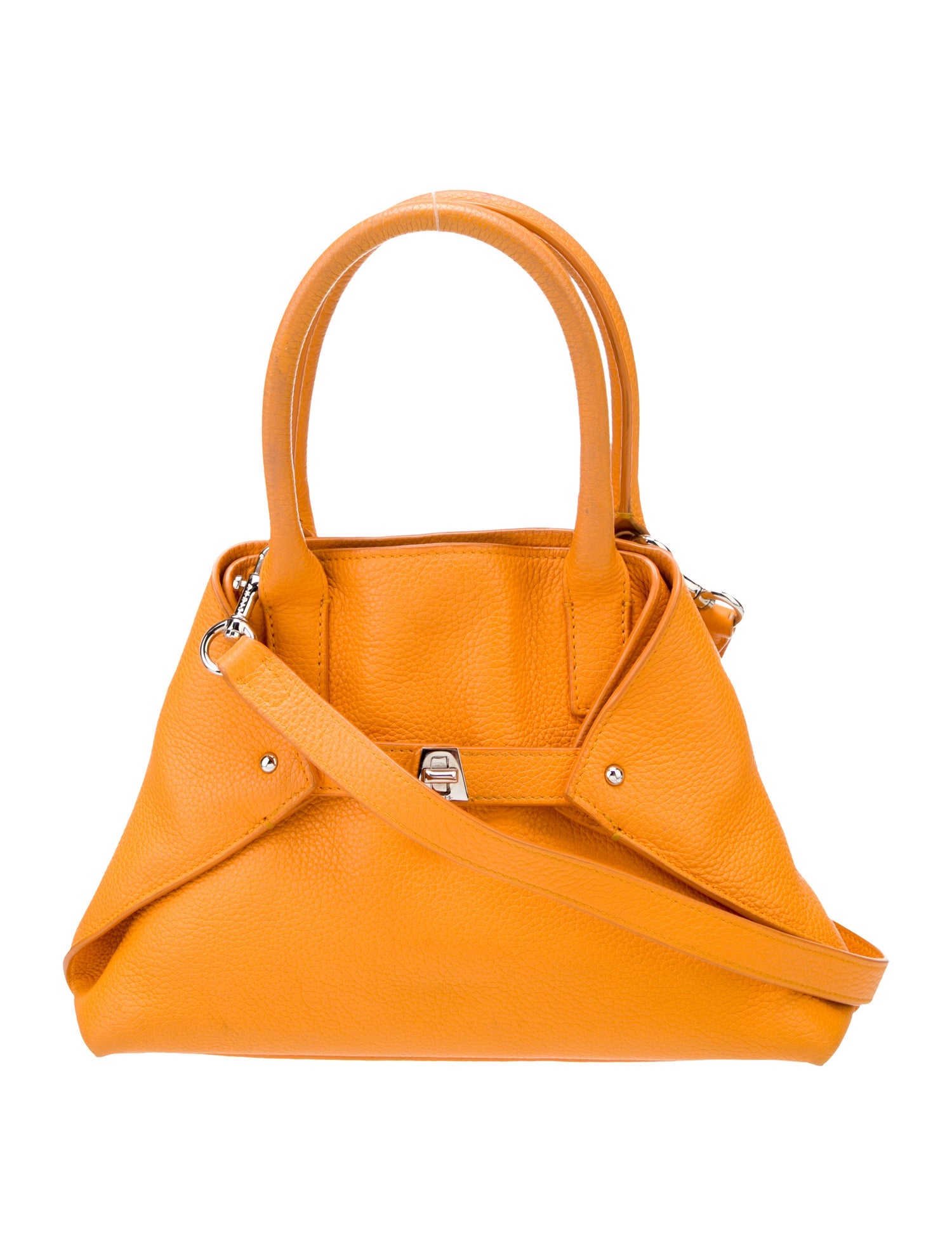Akris Leather Top Handle Bag