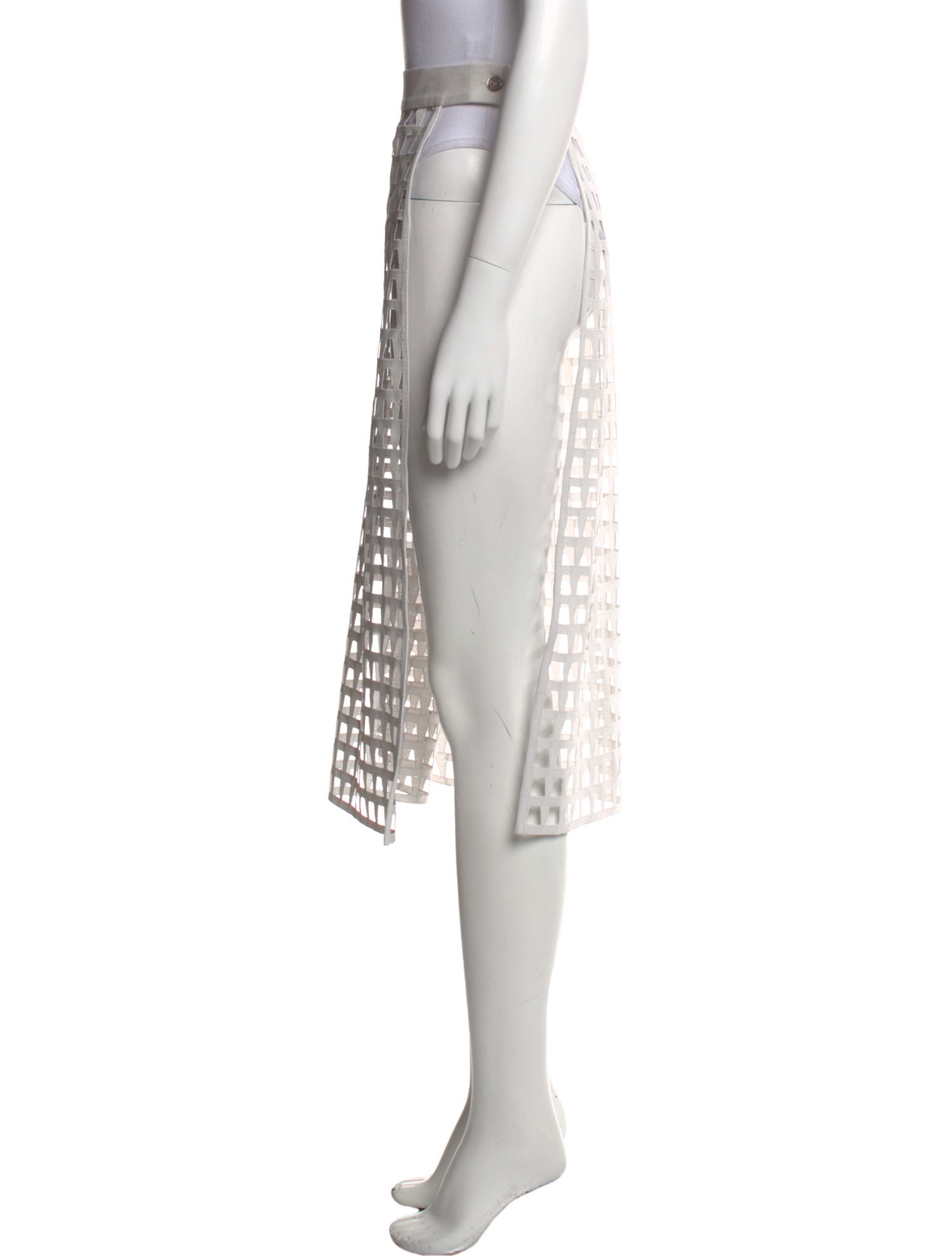 Akris Printed Midi Length Skirt