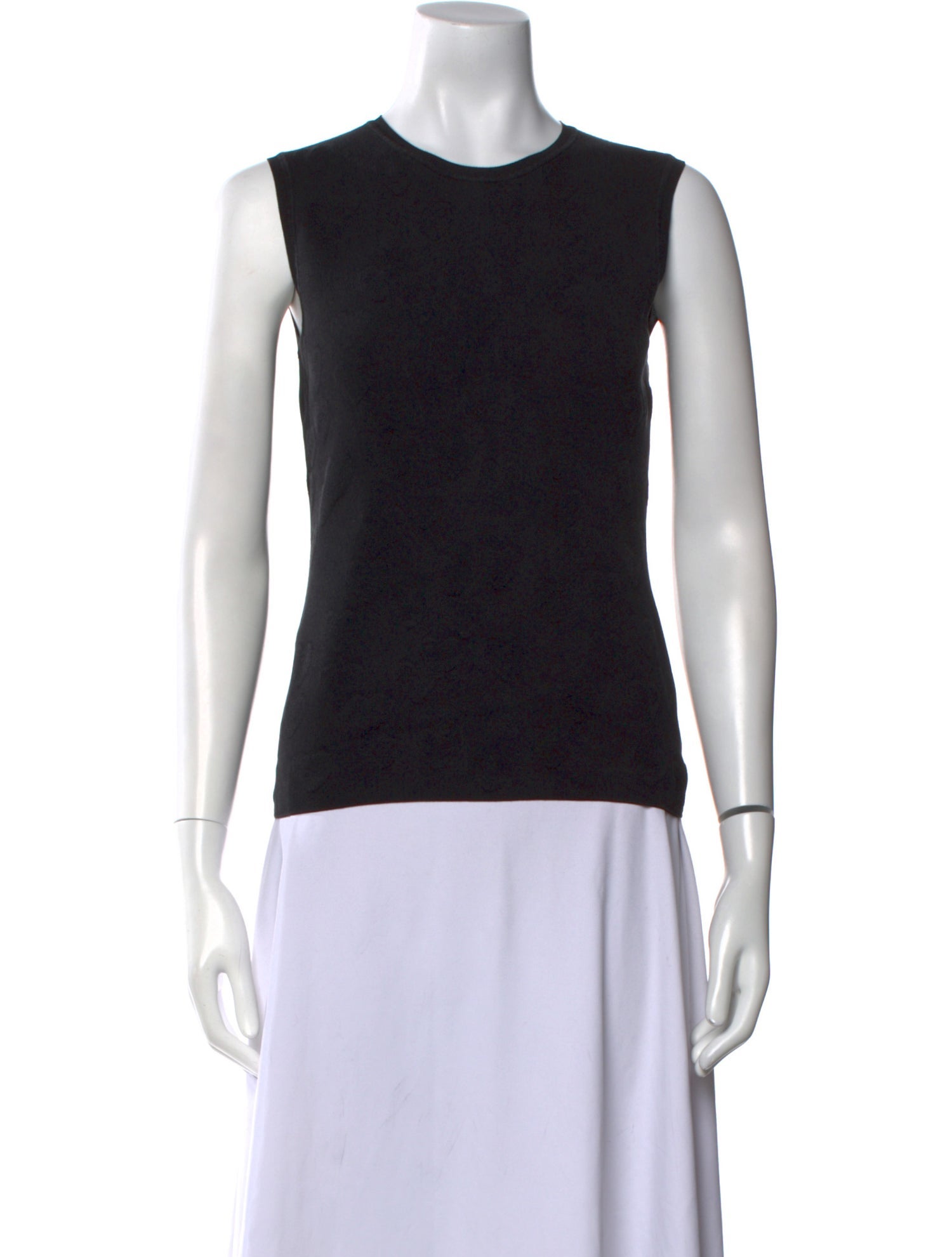 Akris Silk Crew Neck Top