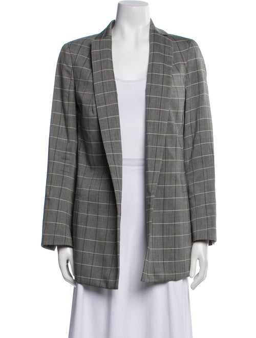 Akris Wool Plaid Print Coat