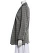 Akris Wool Plaid Print Coat