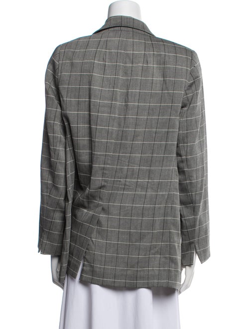 Akris Wool Plaid Print Coat