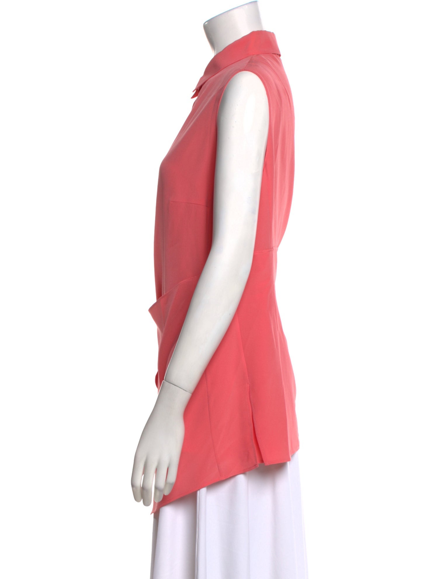 Akris Silk Sleeveless Blouse