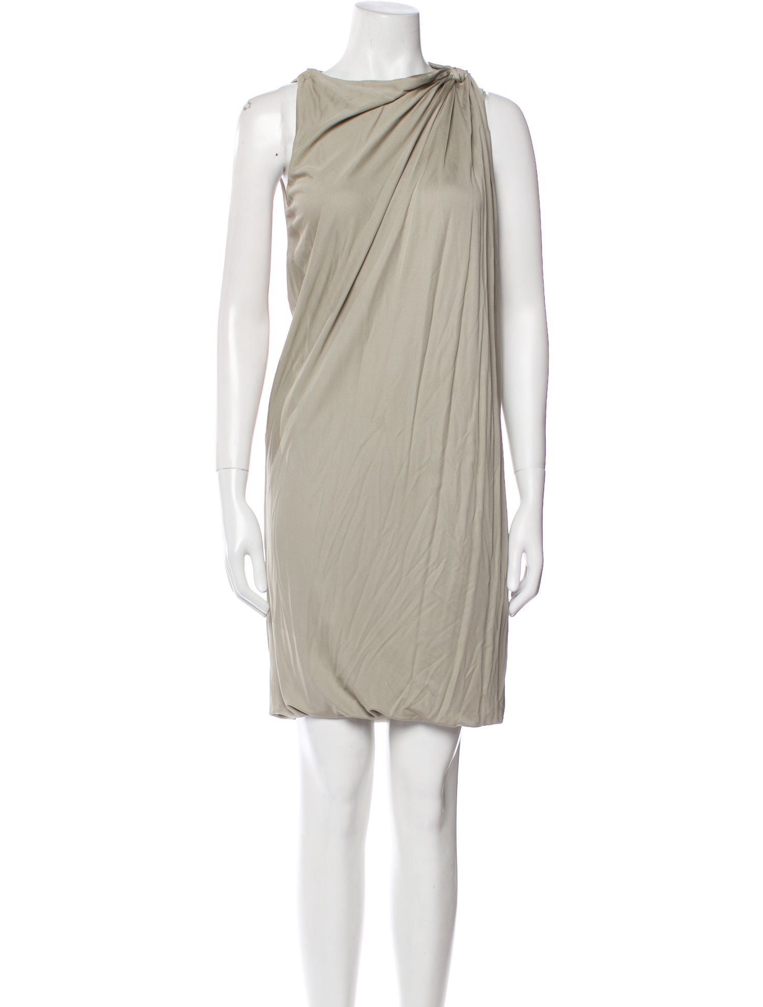 Akris Bateau Neckline Mini Dress