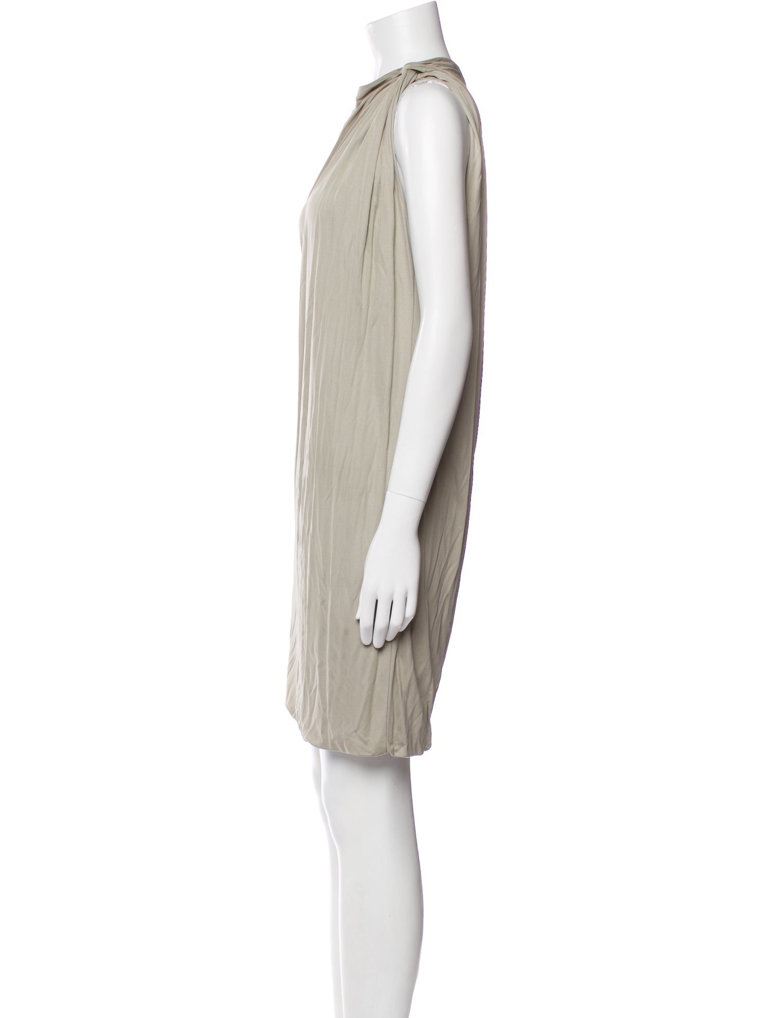 Akris Bateau Neckline Mini Dress