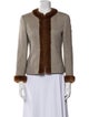 Akris Wool Tweed Pattern Evening Jacket
