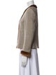 Akris Wool Tweed Pattern Evening Jacket