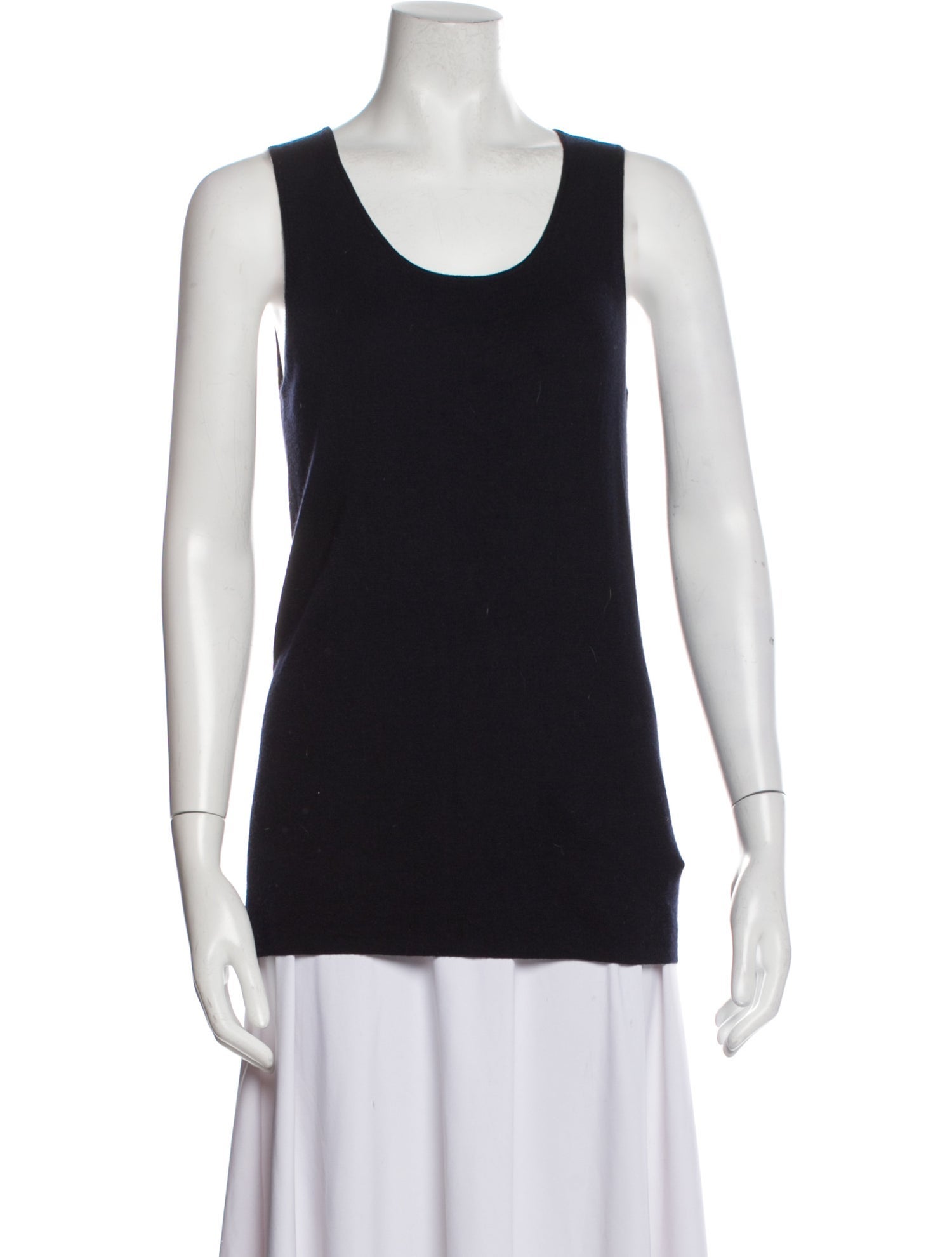 Akris Cashmere Scoop Neck Top