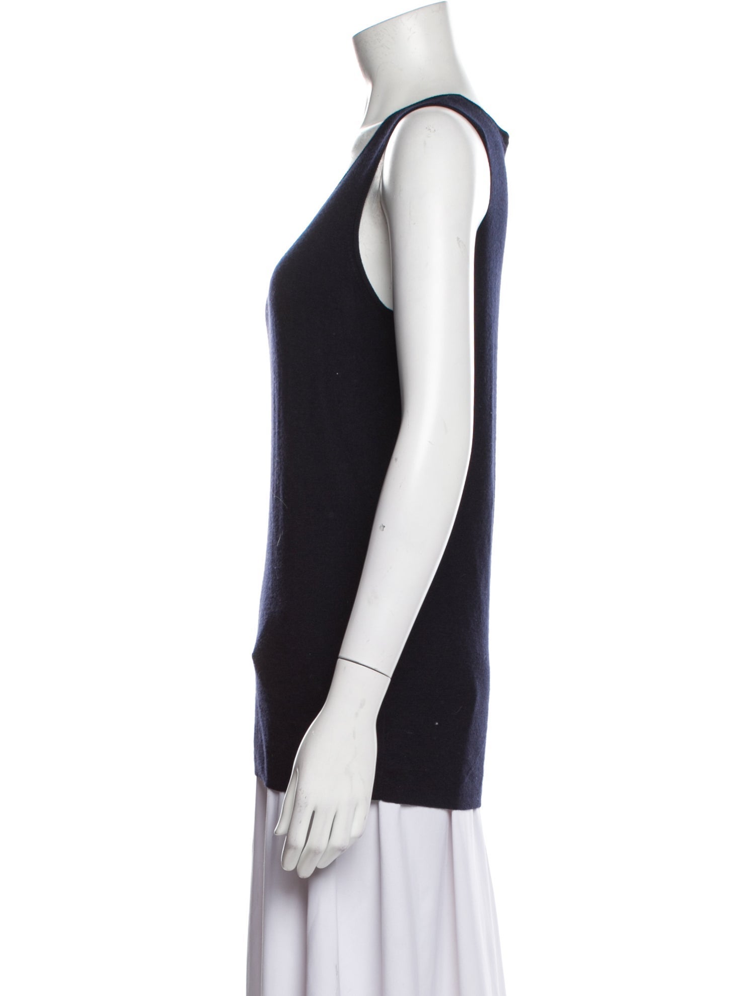 Akris Cashmere Scoop Neck Top