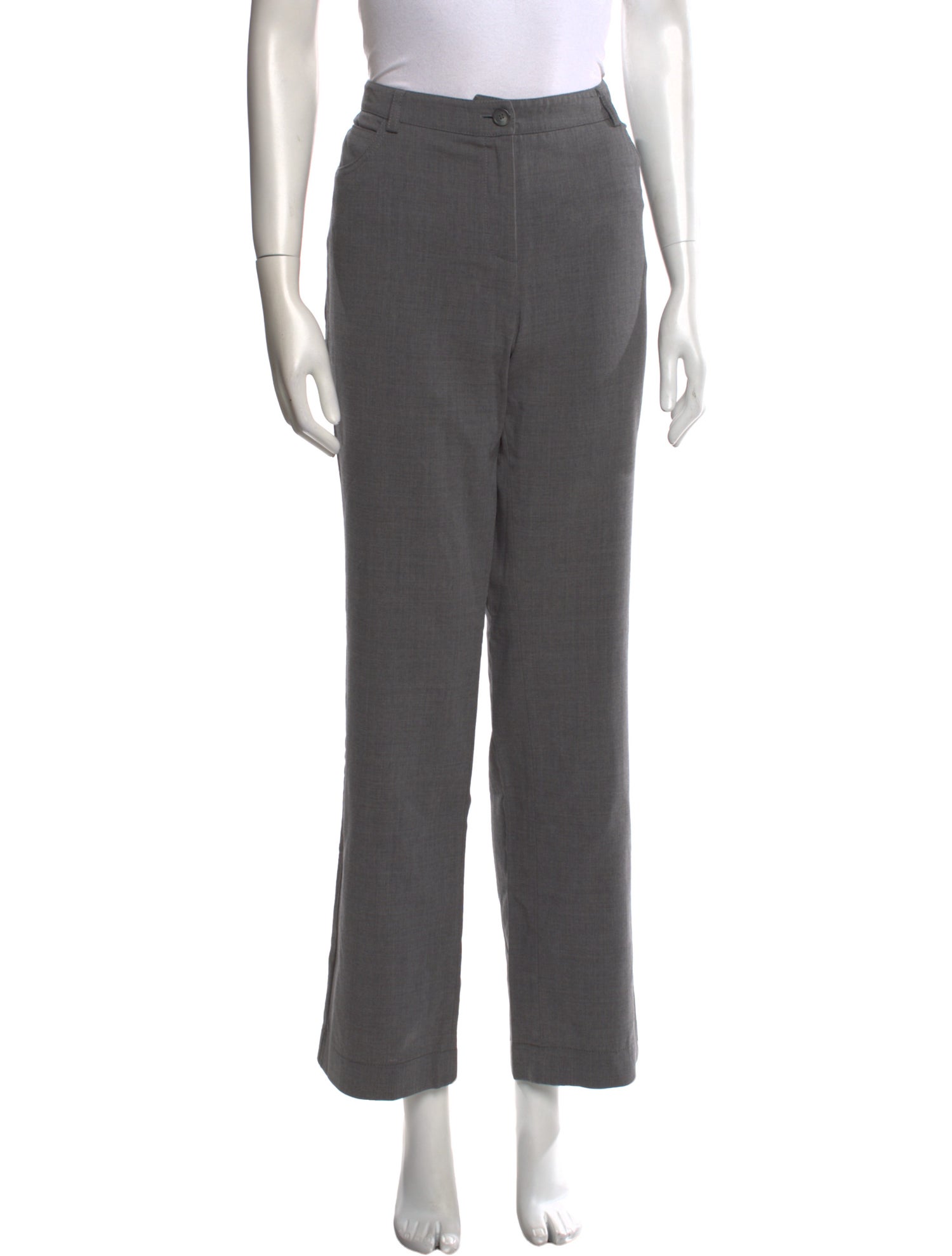 Akris Virgin Wool Wide Leg Pants