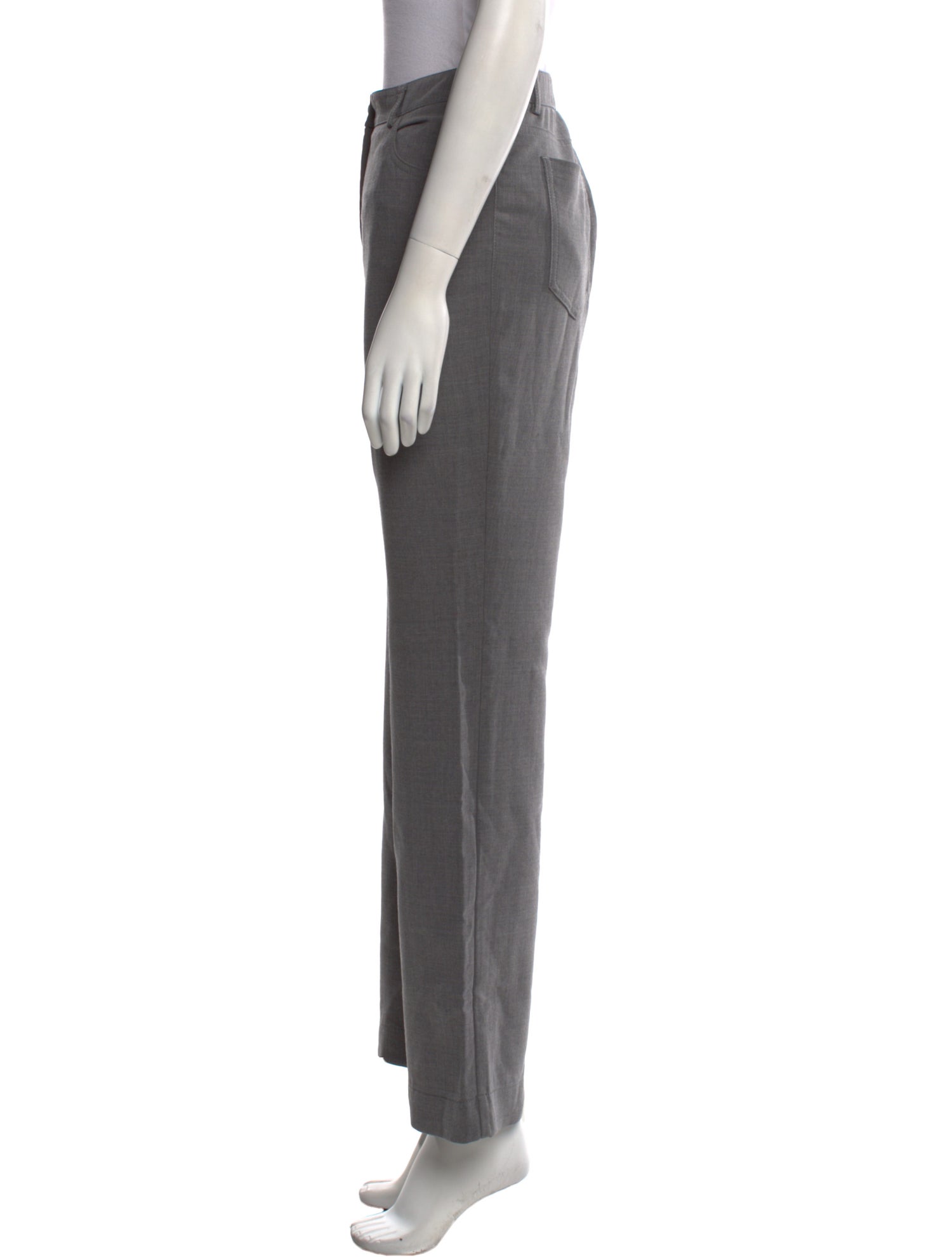 Akris Virgin Wool Wide Leg Pants