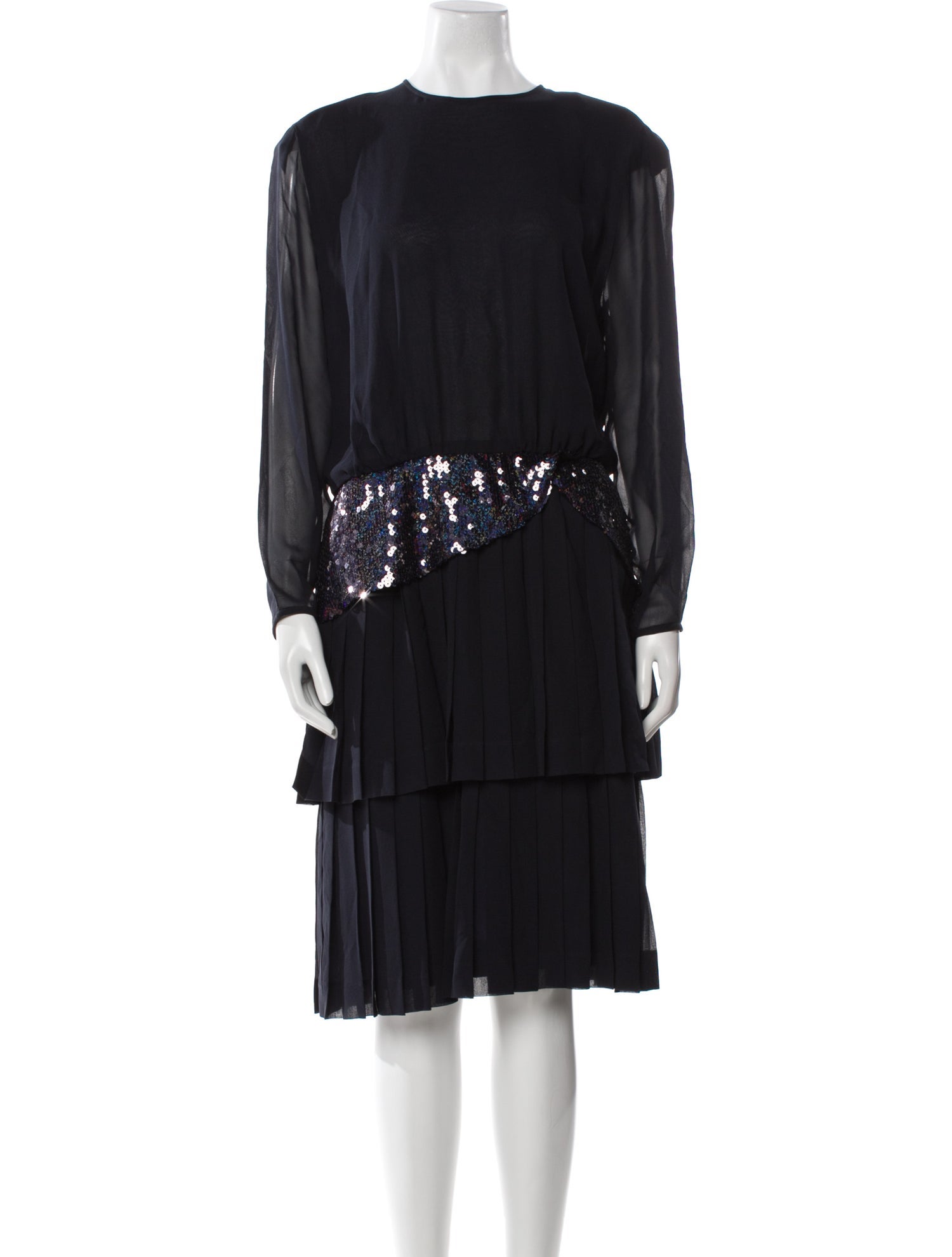 Akris Silk Midi Length Dress