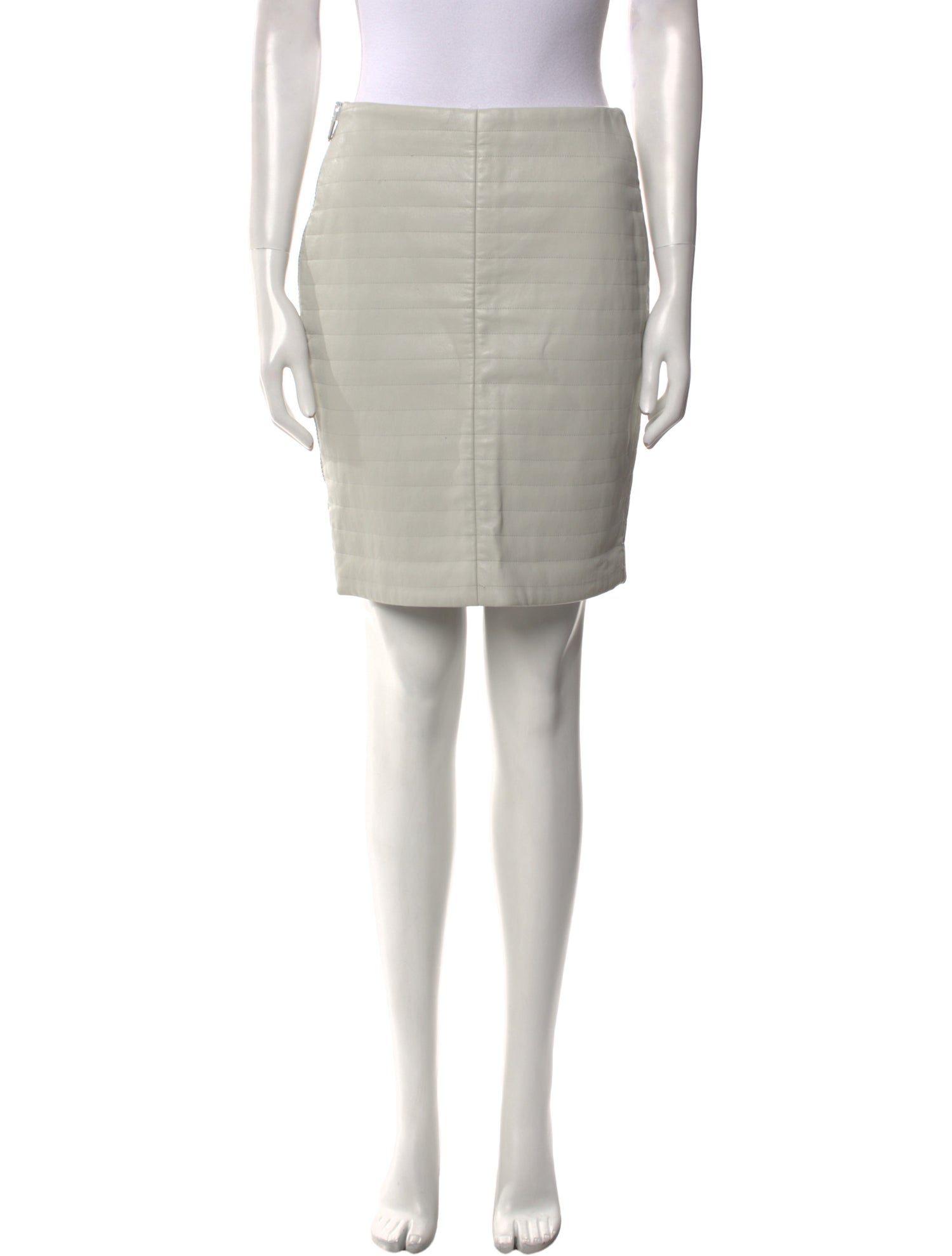 Akris Lamb Leather Mini Skirt