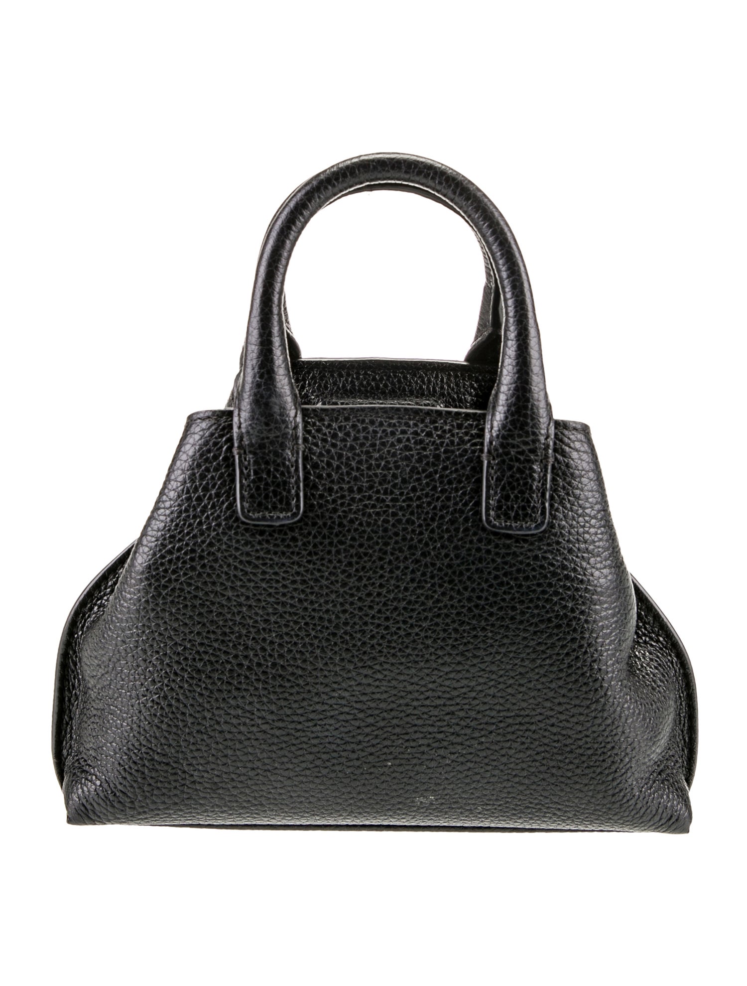Akris Leather Top Handle Bag