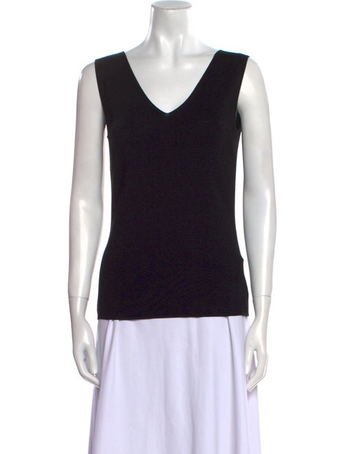 Akris Silk V-Neck Top