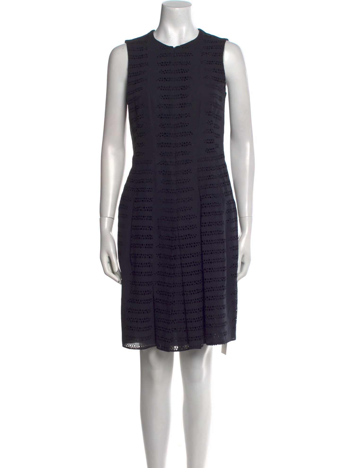 Akris Crew Neck Knee-Length Dress