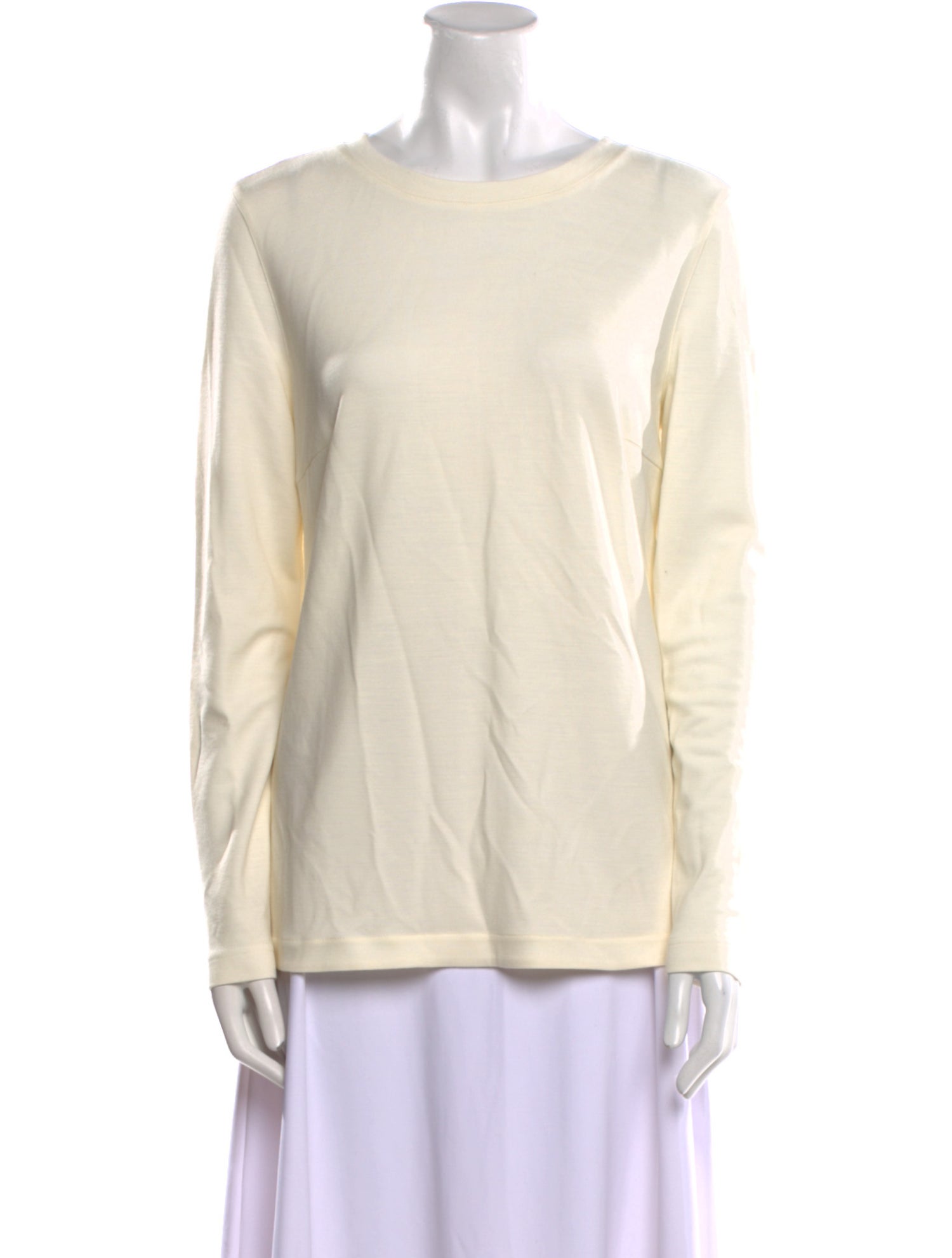 Akris Bateau Neckline Long Sleeve Sweatshirt