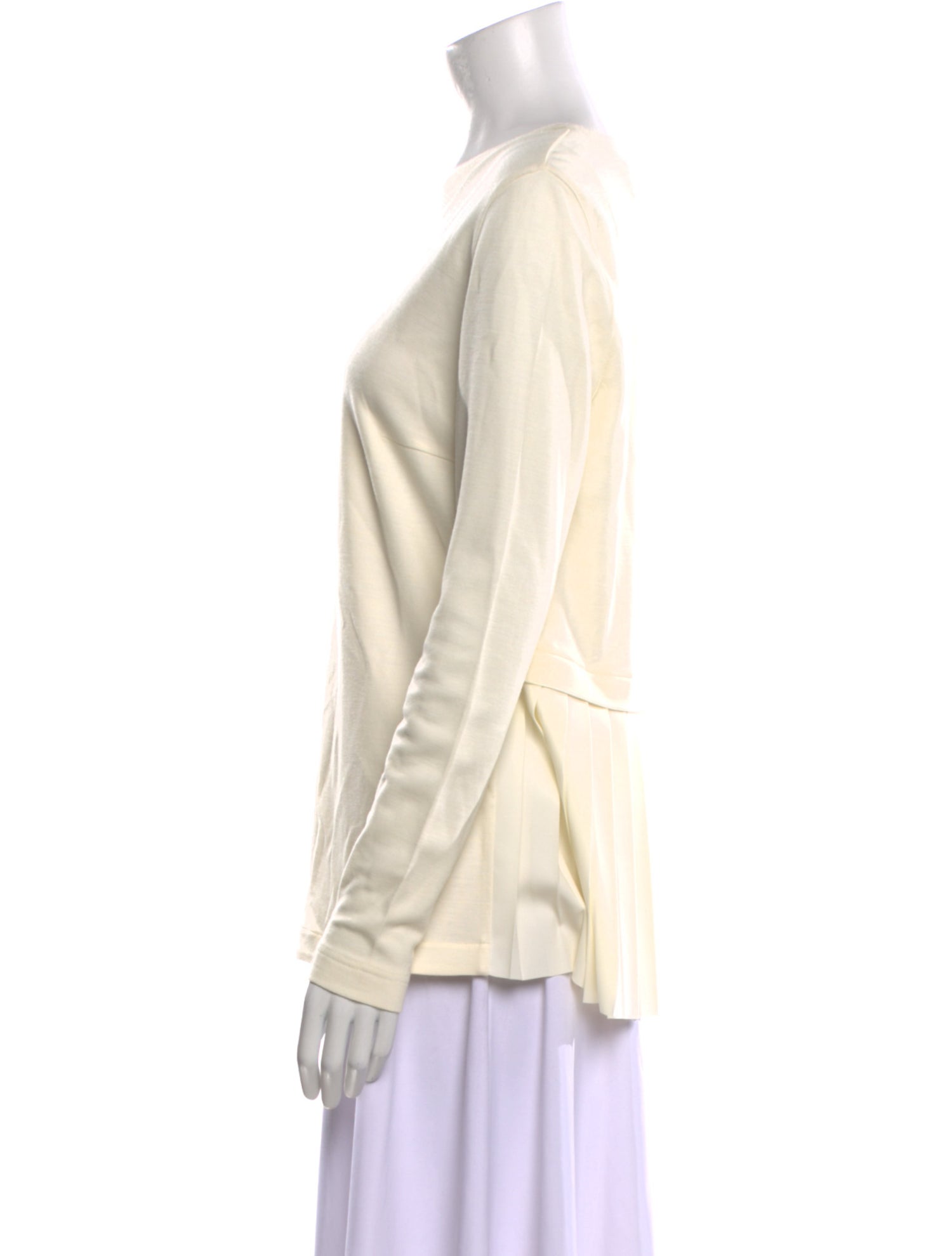 Akris Bateau Neckline Long Sleeve Sweatshirt