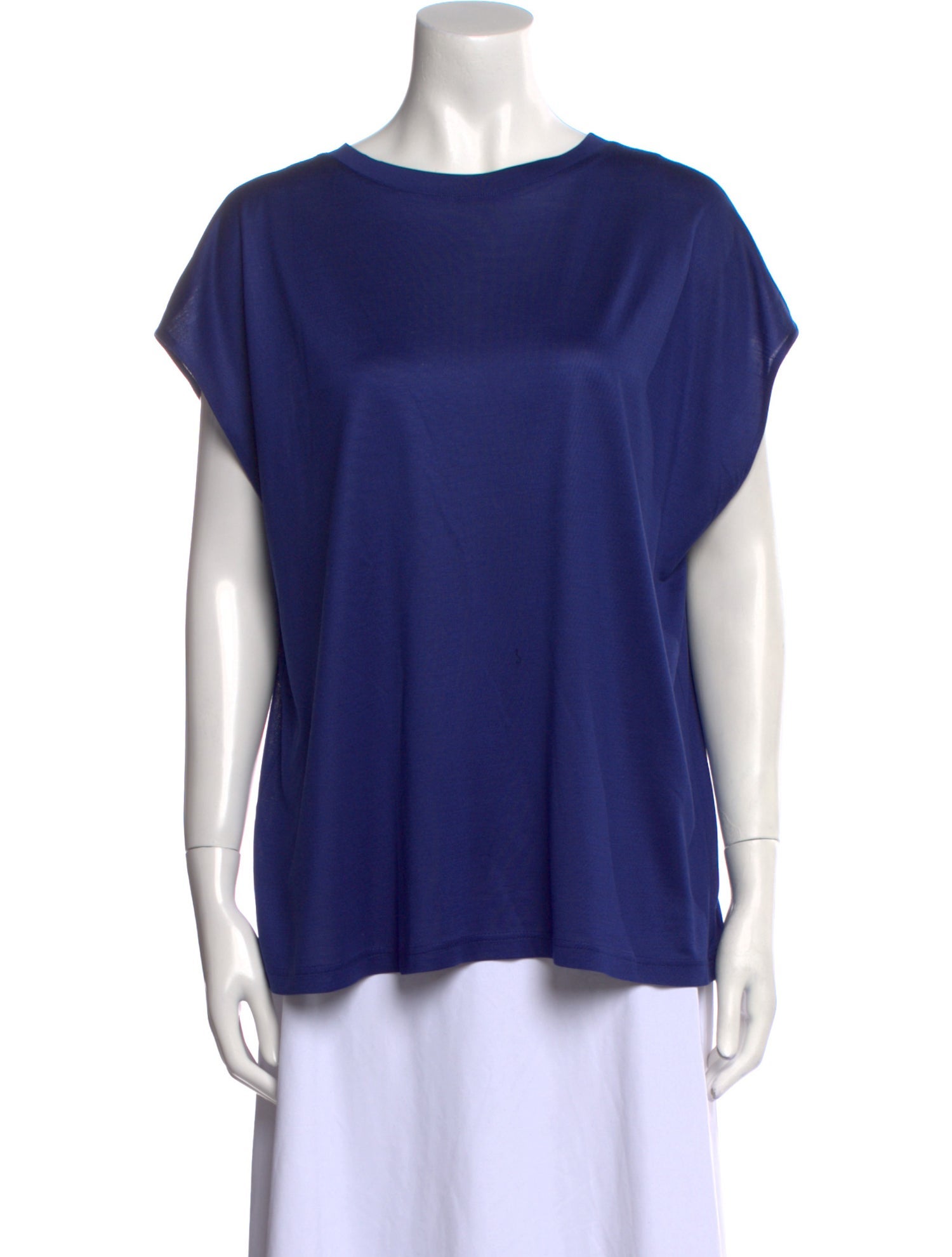 Akris Silk Scoop Neck Top