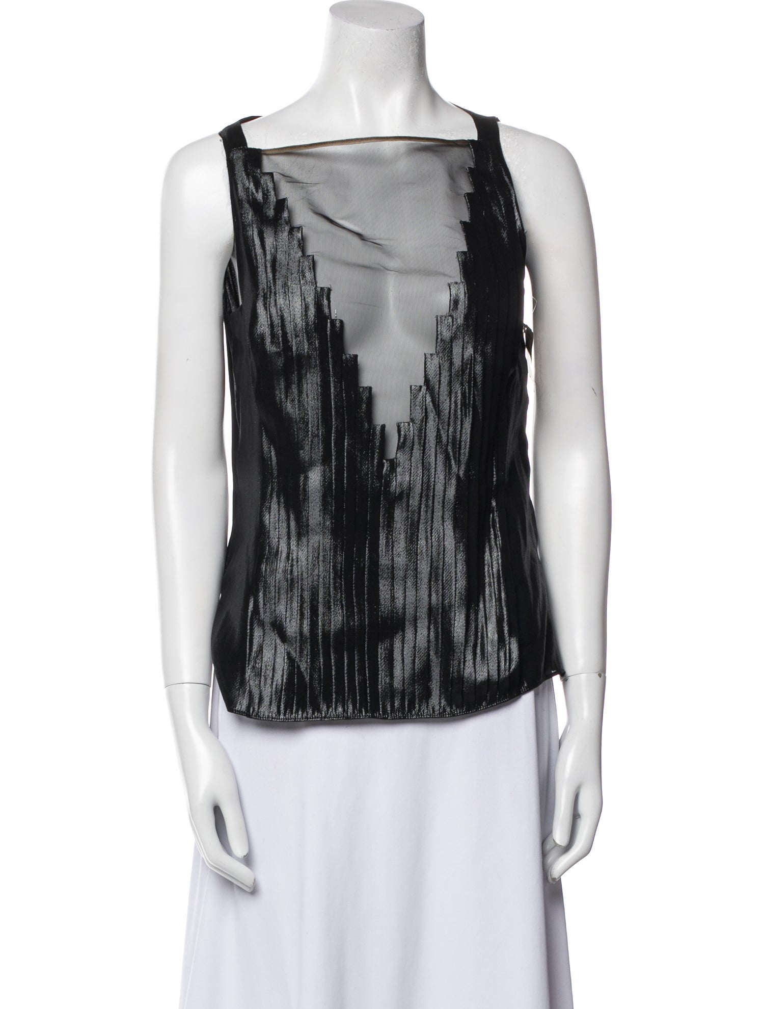 Akris Silk Printed Top