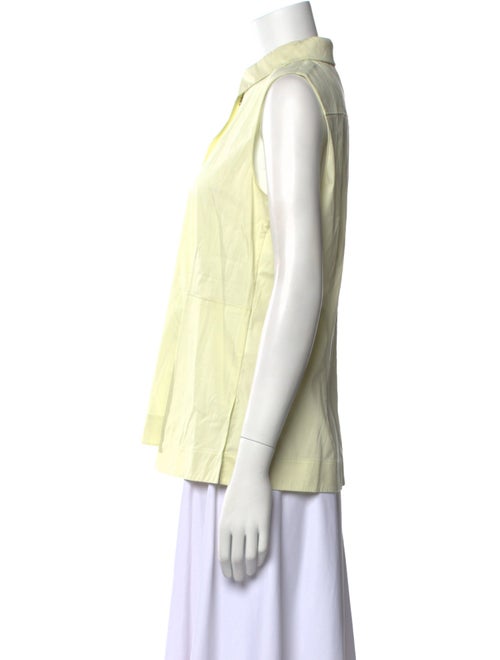 Akris Sleeveless Button-Up Top