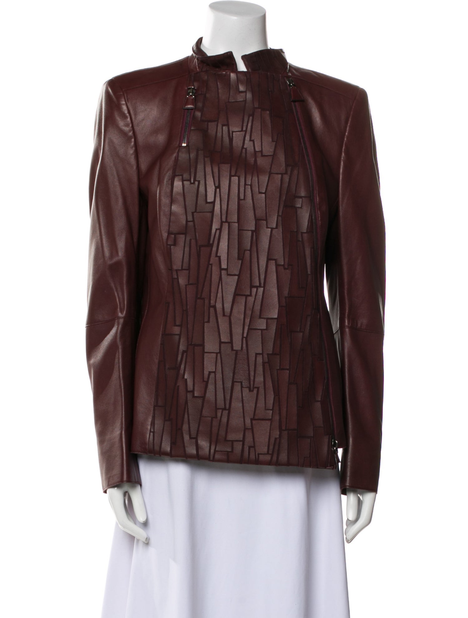 Akris Leather Utility Jacket