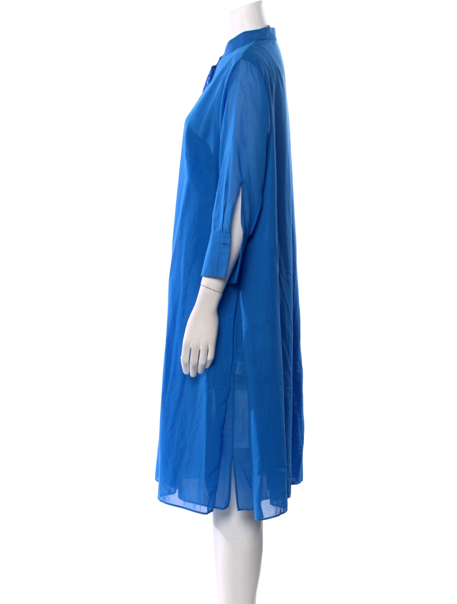 Akris Mock Neck Midi Length Dress