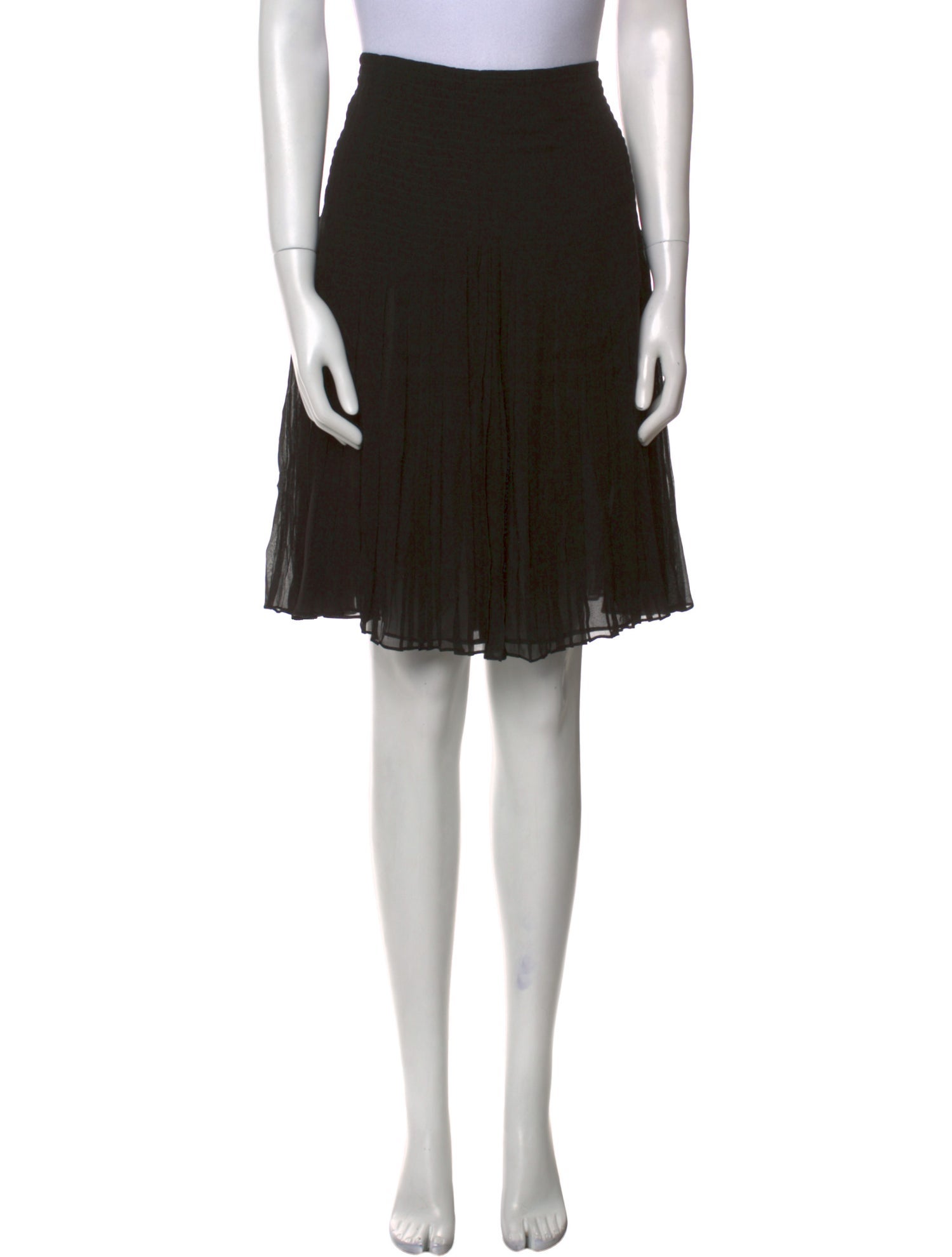 Akris Silk Knee-Length Skirt