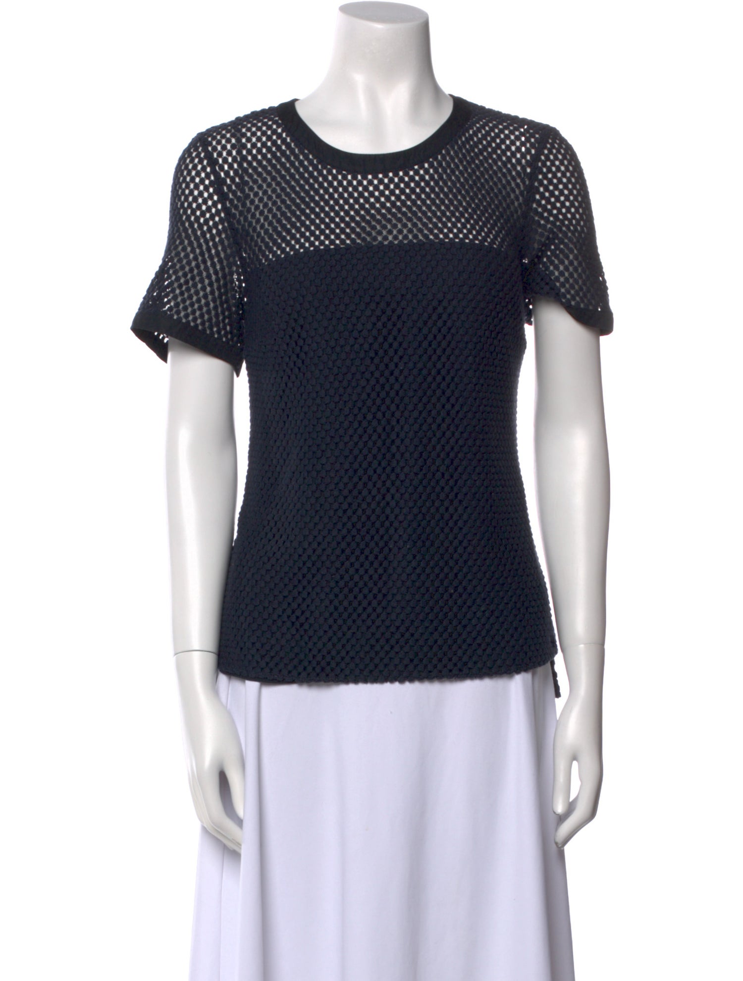 Akris Crew Neck Short Sleeve Top