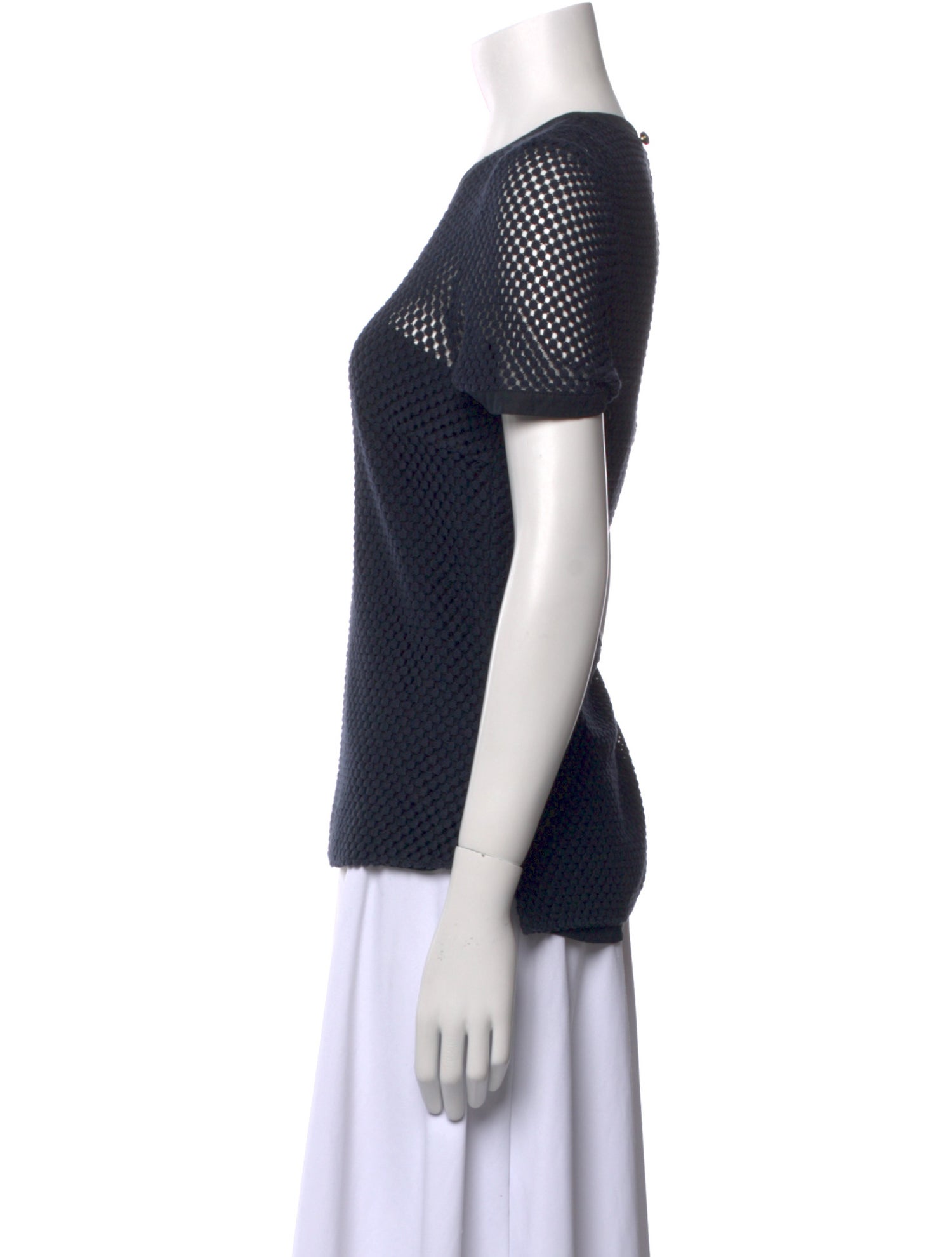 Akris Crew Neck Short Sleeve Top