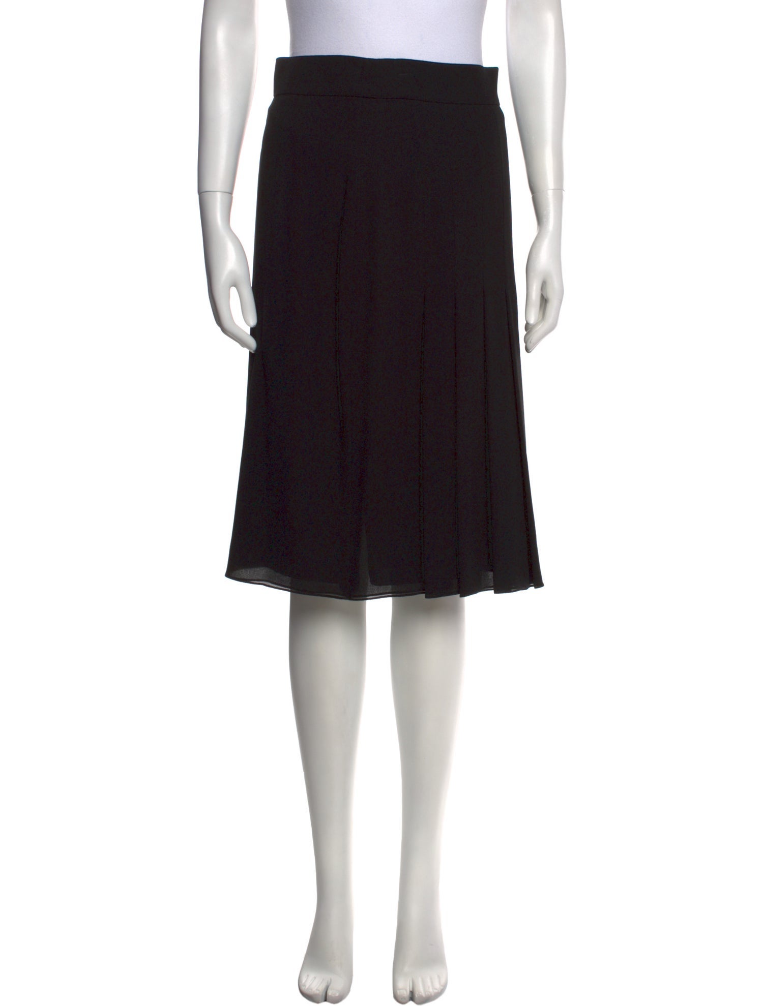Akris Silk Knee-Length Skirt