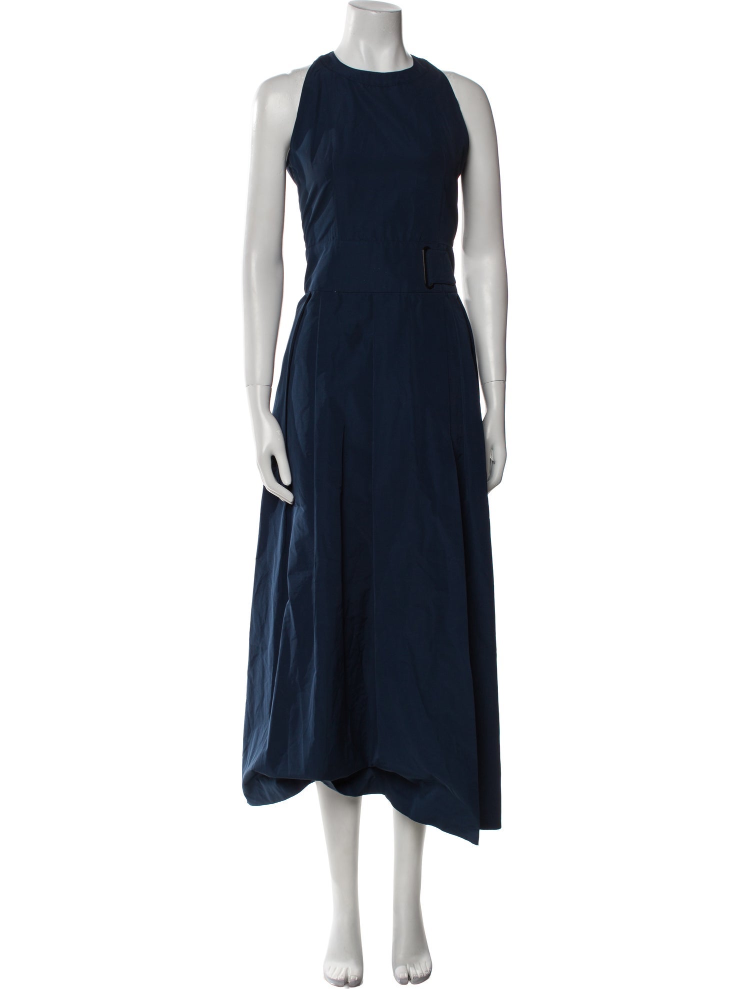 Akris Crew Neck Long Dress
