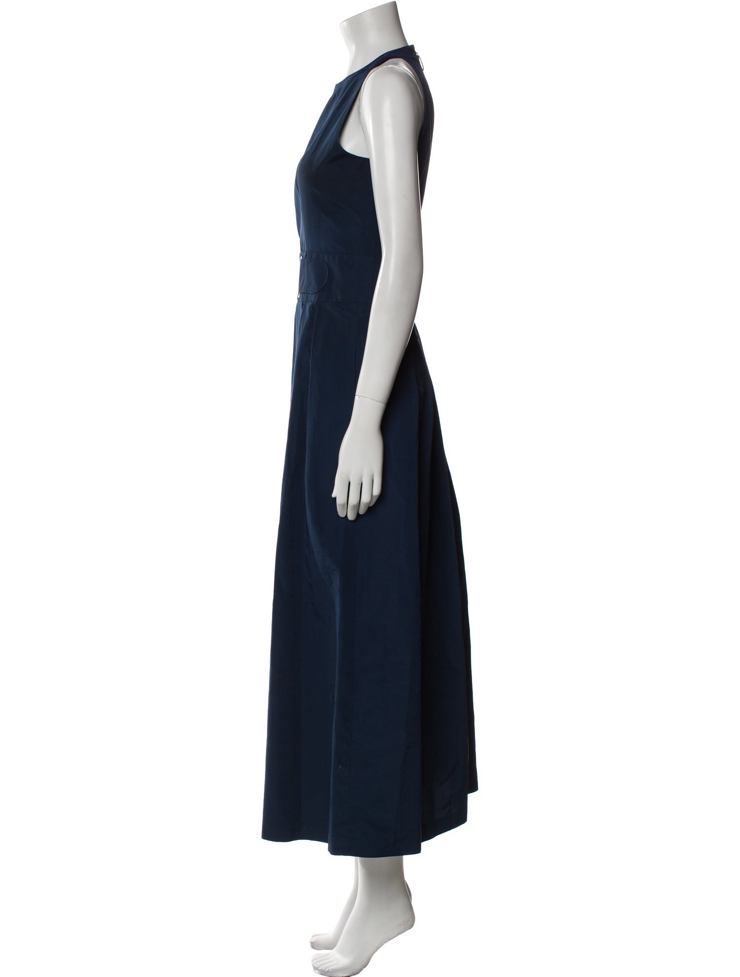 Akris Crew Neck Long Dress