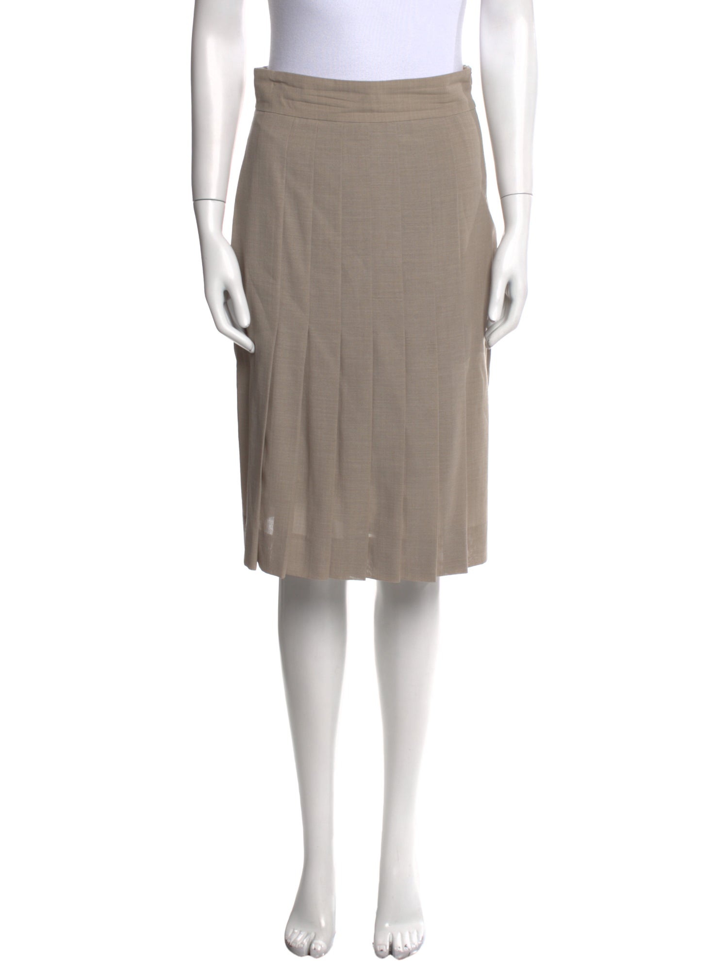 Akris Wool Knee-Length Skirt