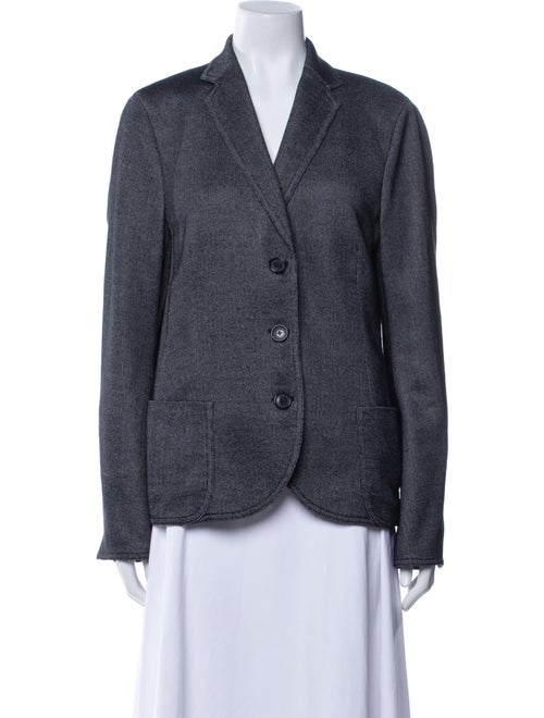 Akris x Bergdorf Goodman Wool Tweed Pattern Blazer