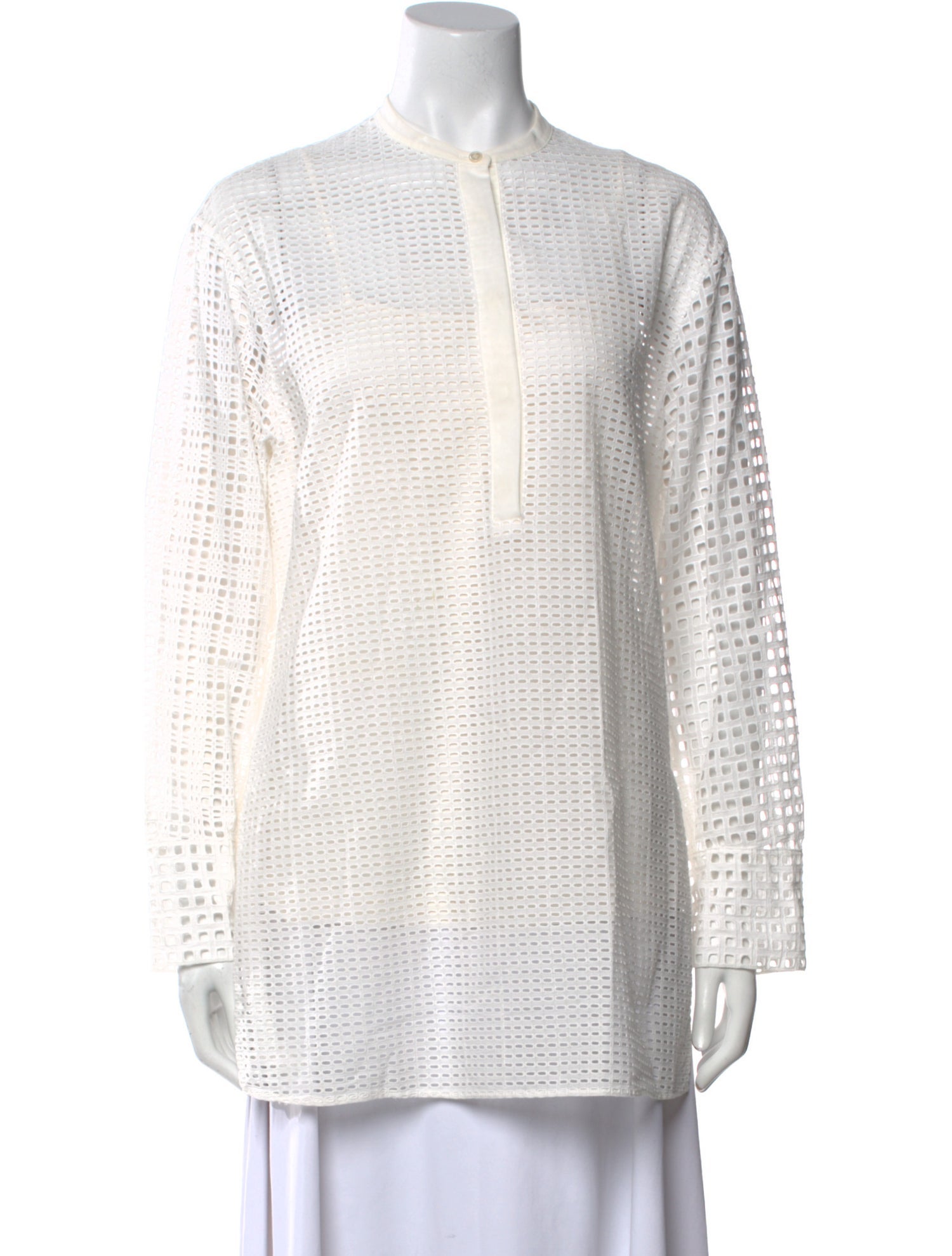 Akris Crew Neck Long Sleeve Tunic