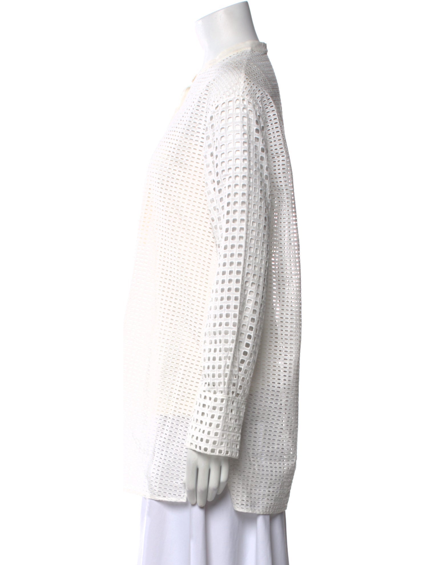 Akris Crew Neck Long Sleeve Tunic