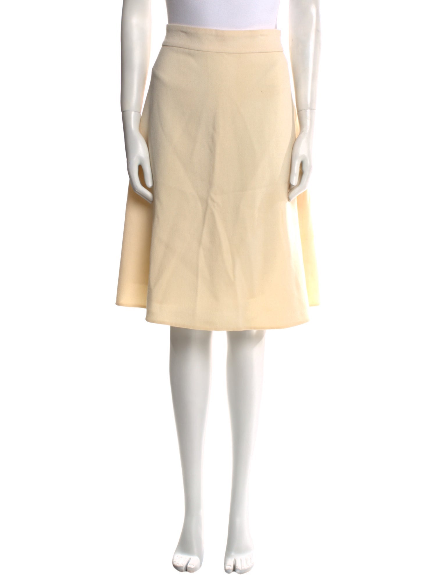 Oscar de la Renta Wool Knee-Length Skirt