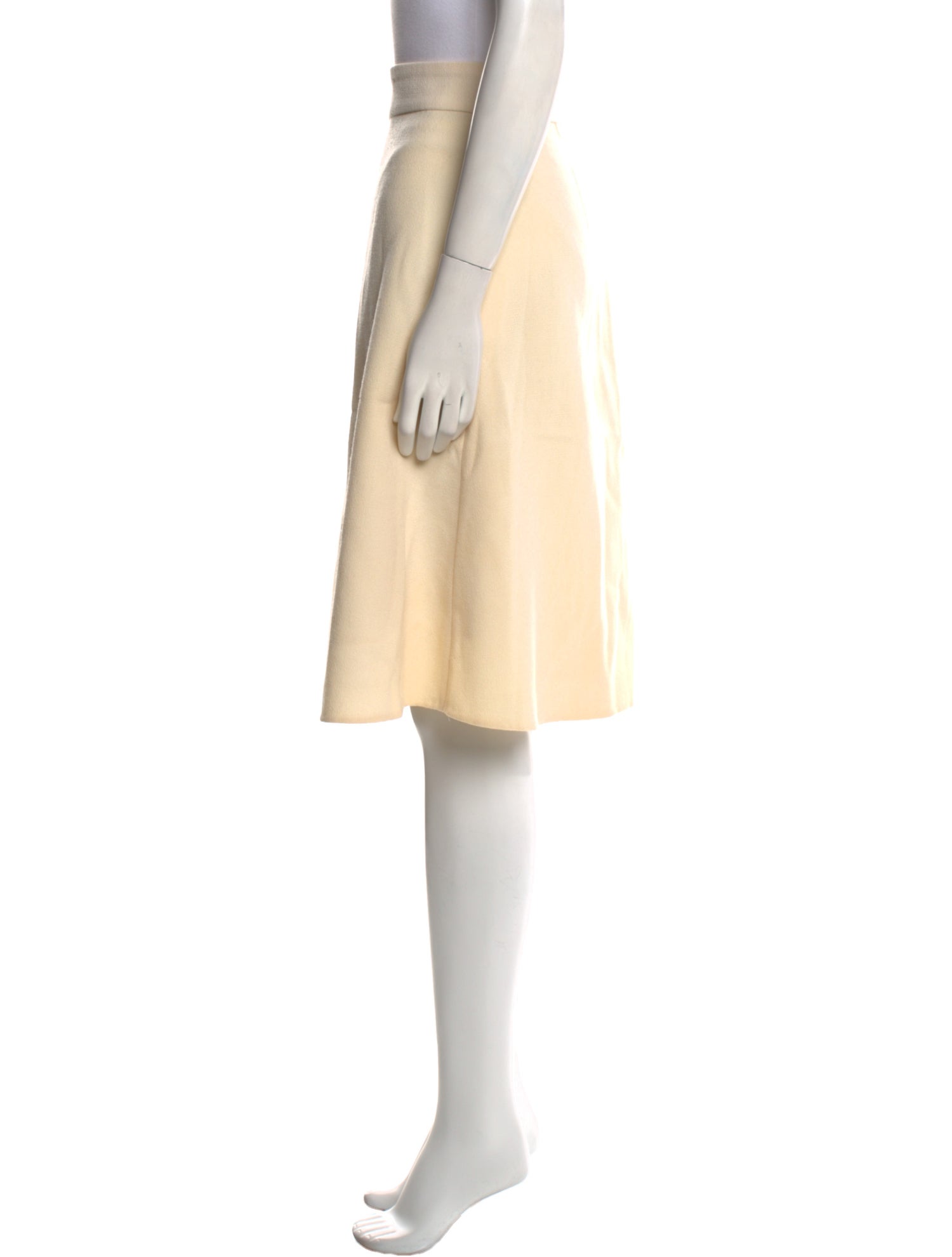 Oscar de la Renta Wool Knee-Length Skirt