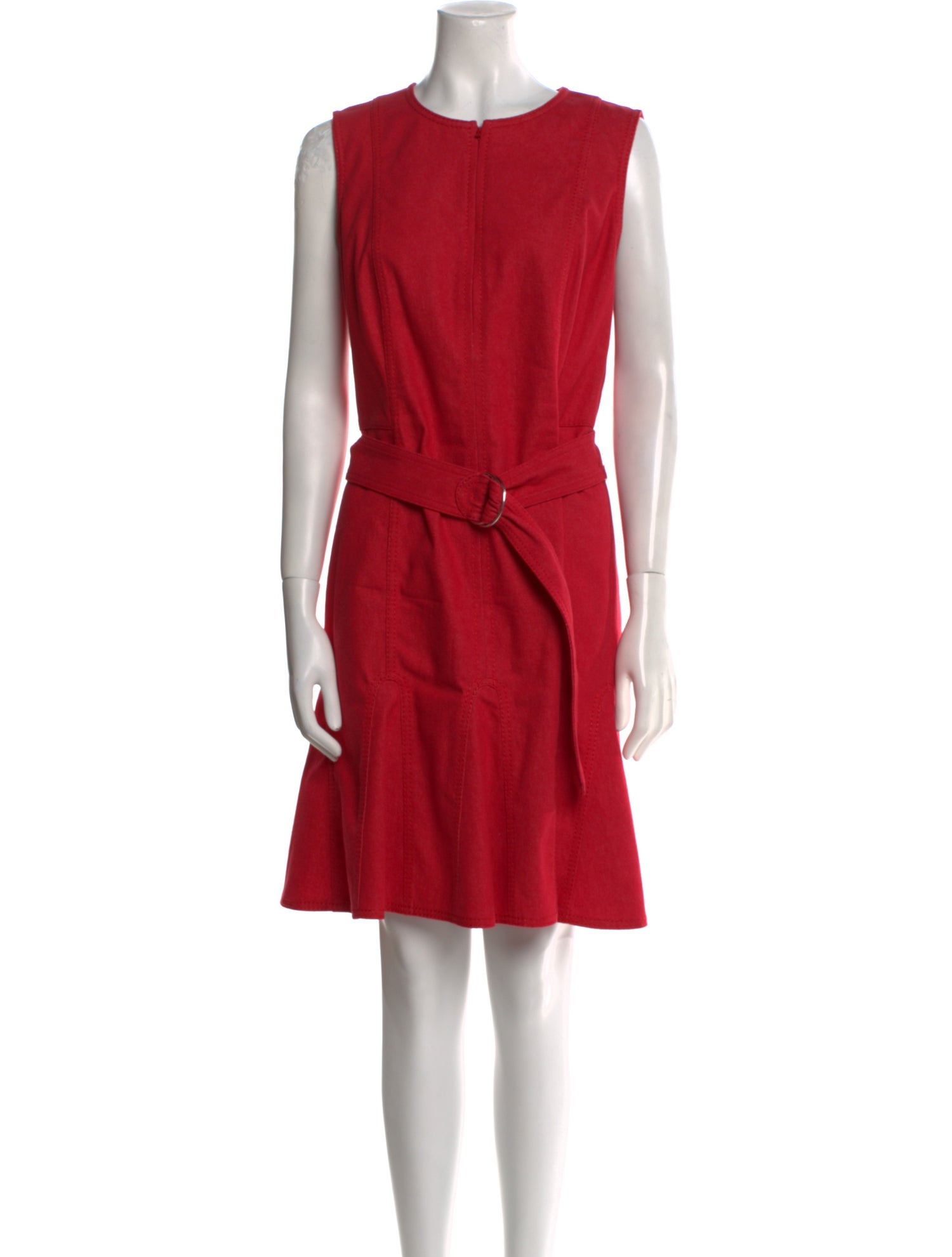 Akris Crew Neck Knee-Length Dress