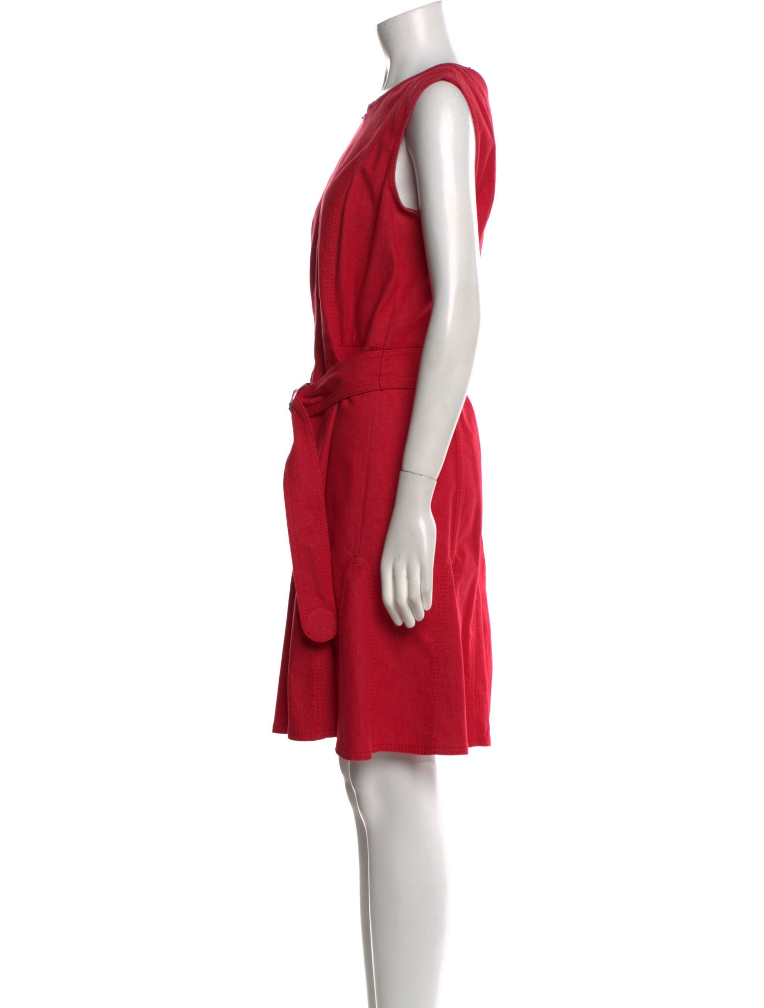Akris Crew Neck Knee-Length Dress