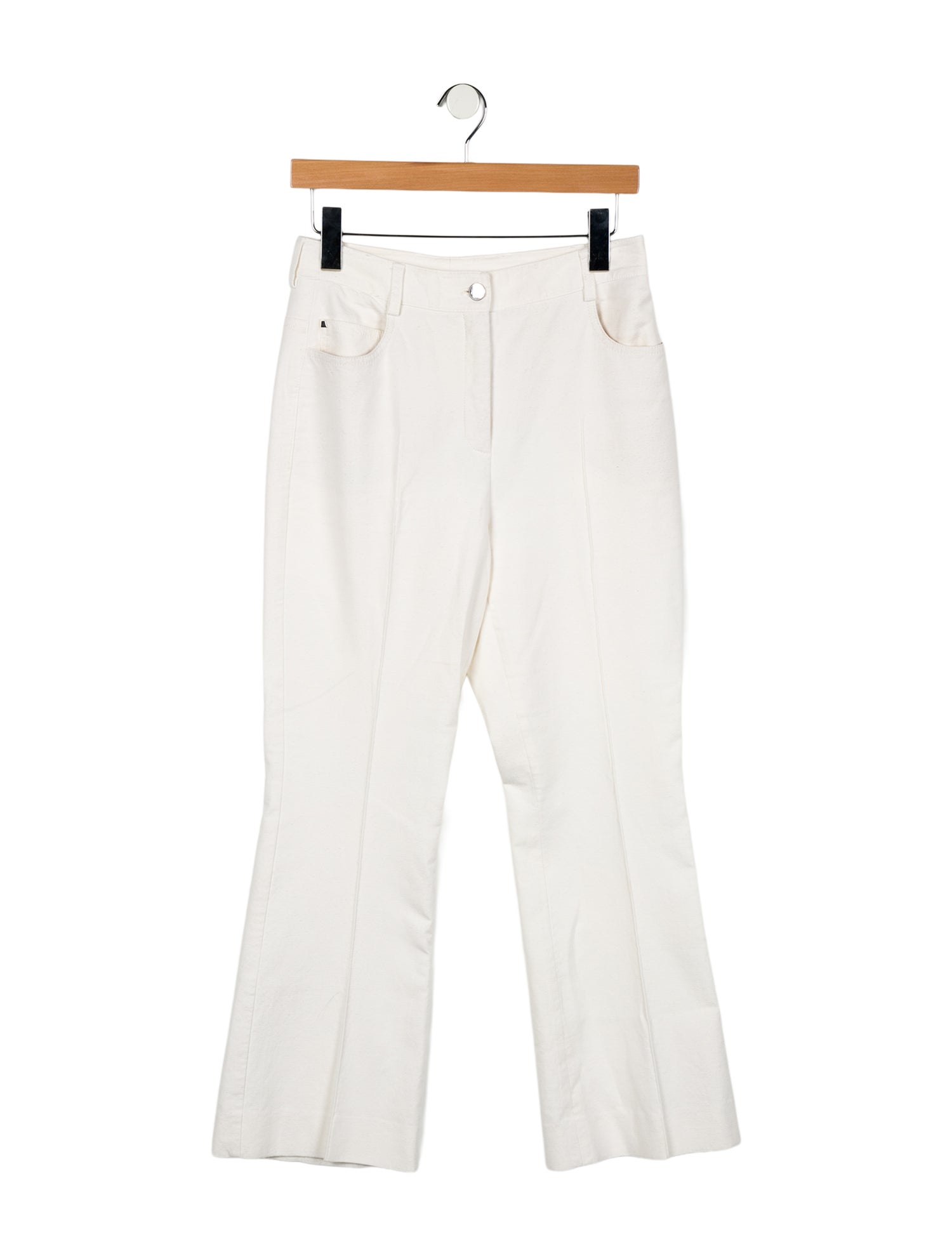 Akris High-Rise Wide Leg Jeans