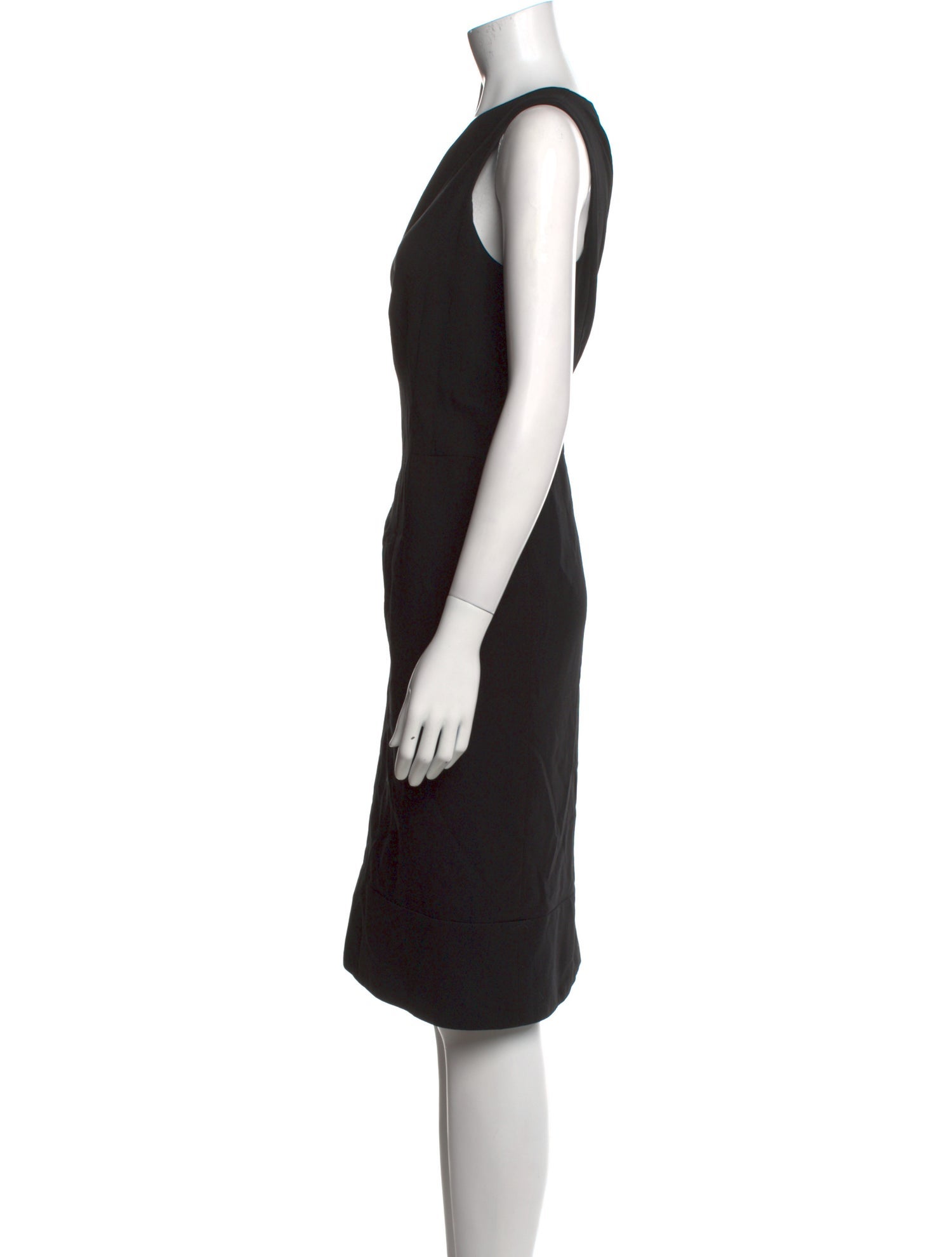 Akris Virgin Wool Midi Length Dress