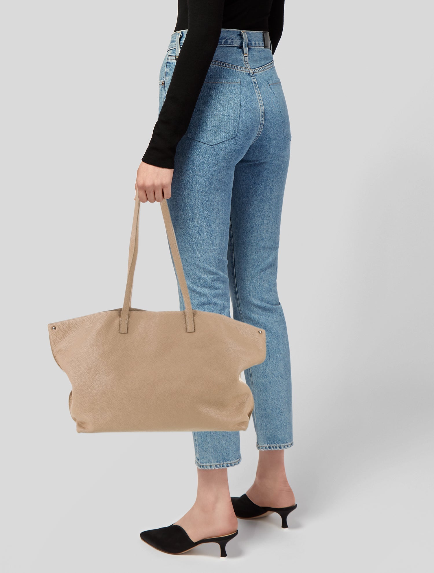 Akris Leather Tote