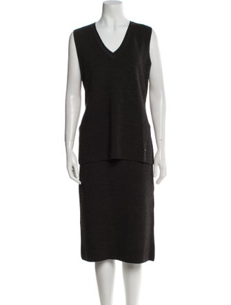 Akris Wool Skirt Set