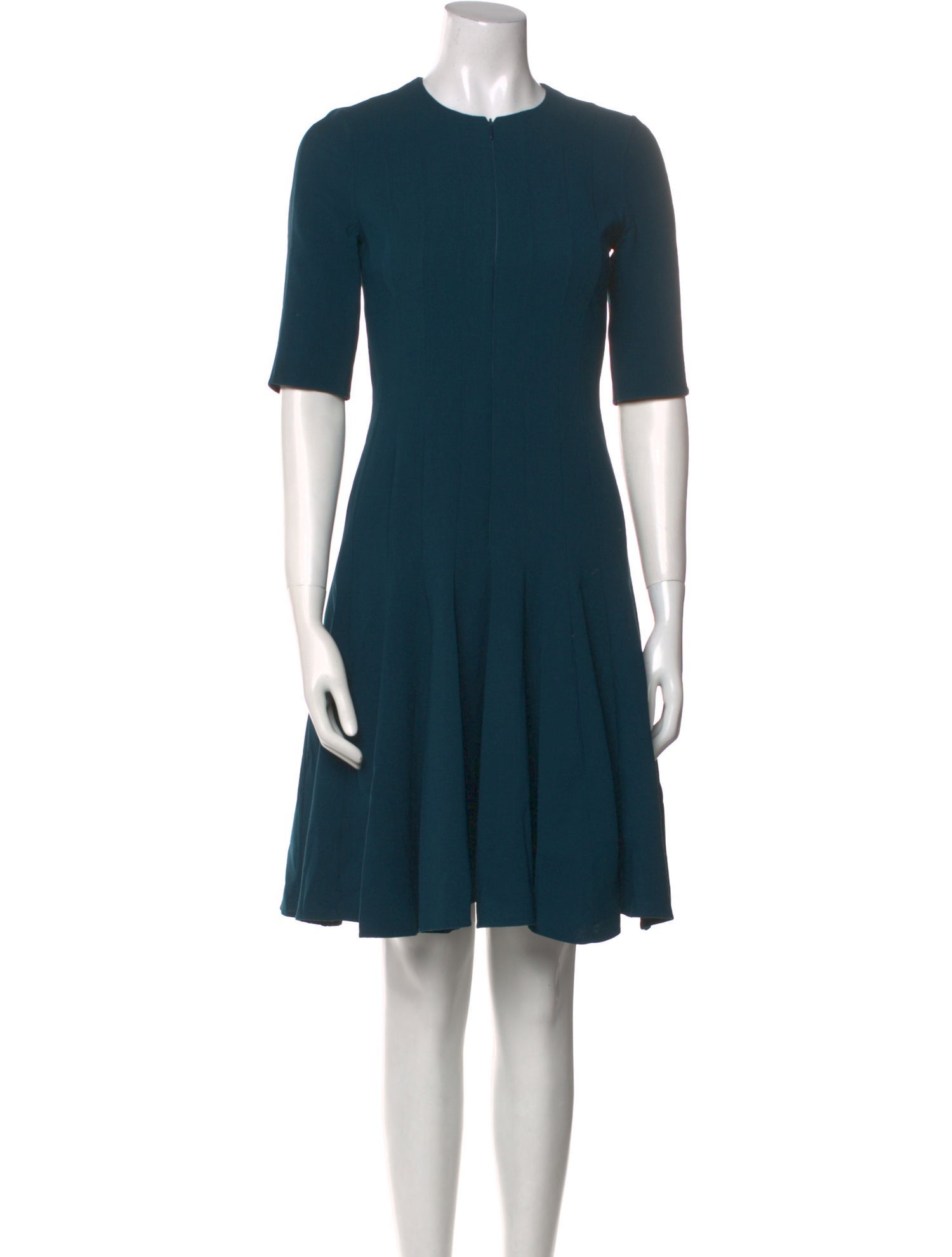 Akris Crew Neck Knee-Length Dress