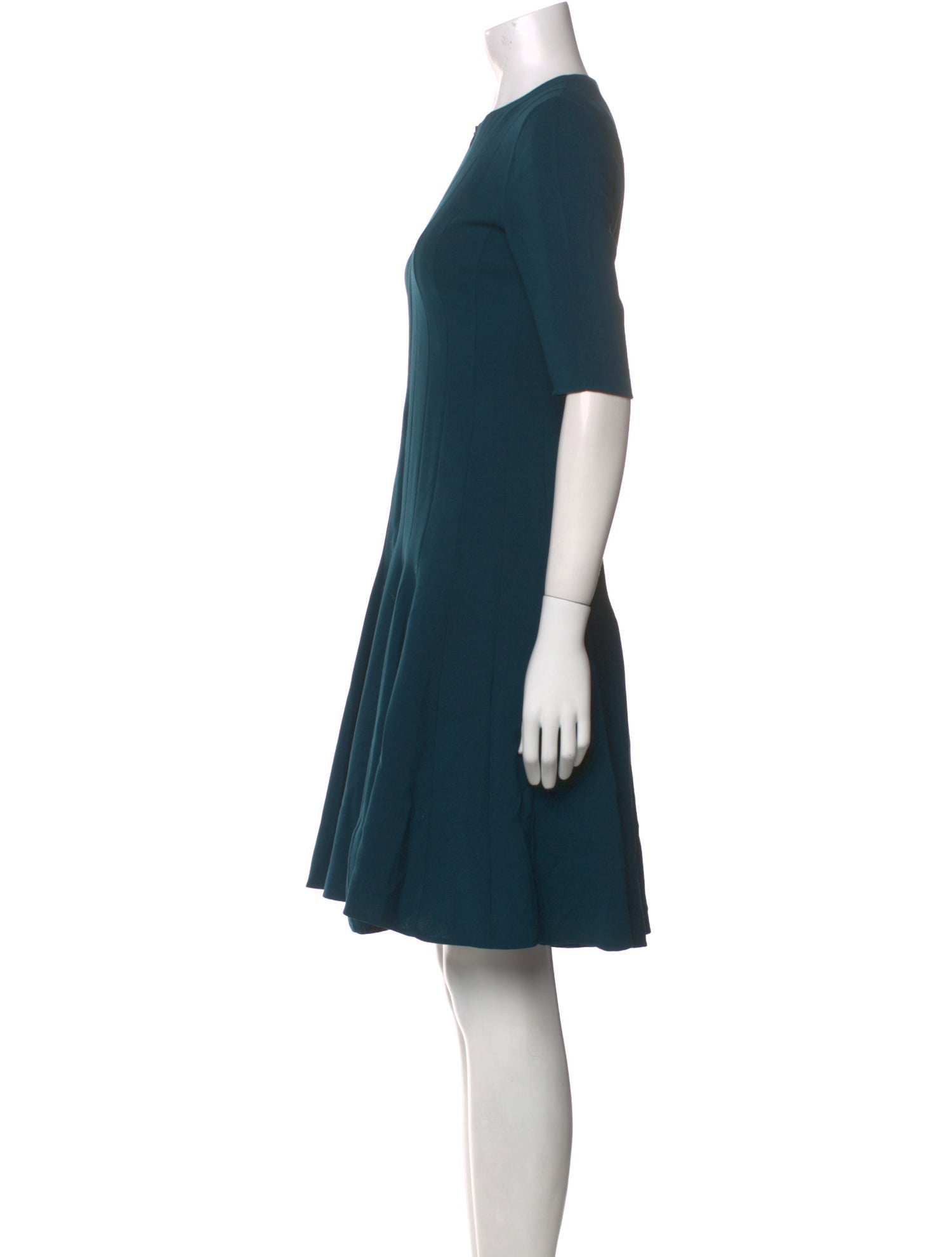 Akris Crew Neck Knee-Length Dress
