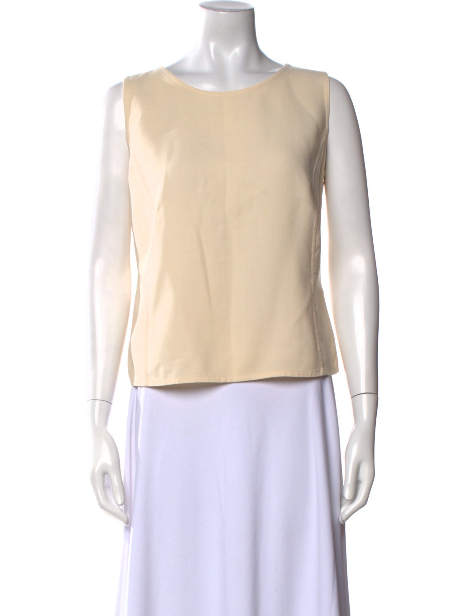 Akris Scoop Neck Sleeveless Top